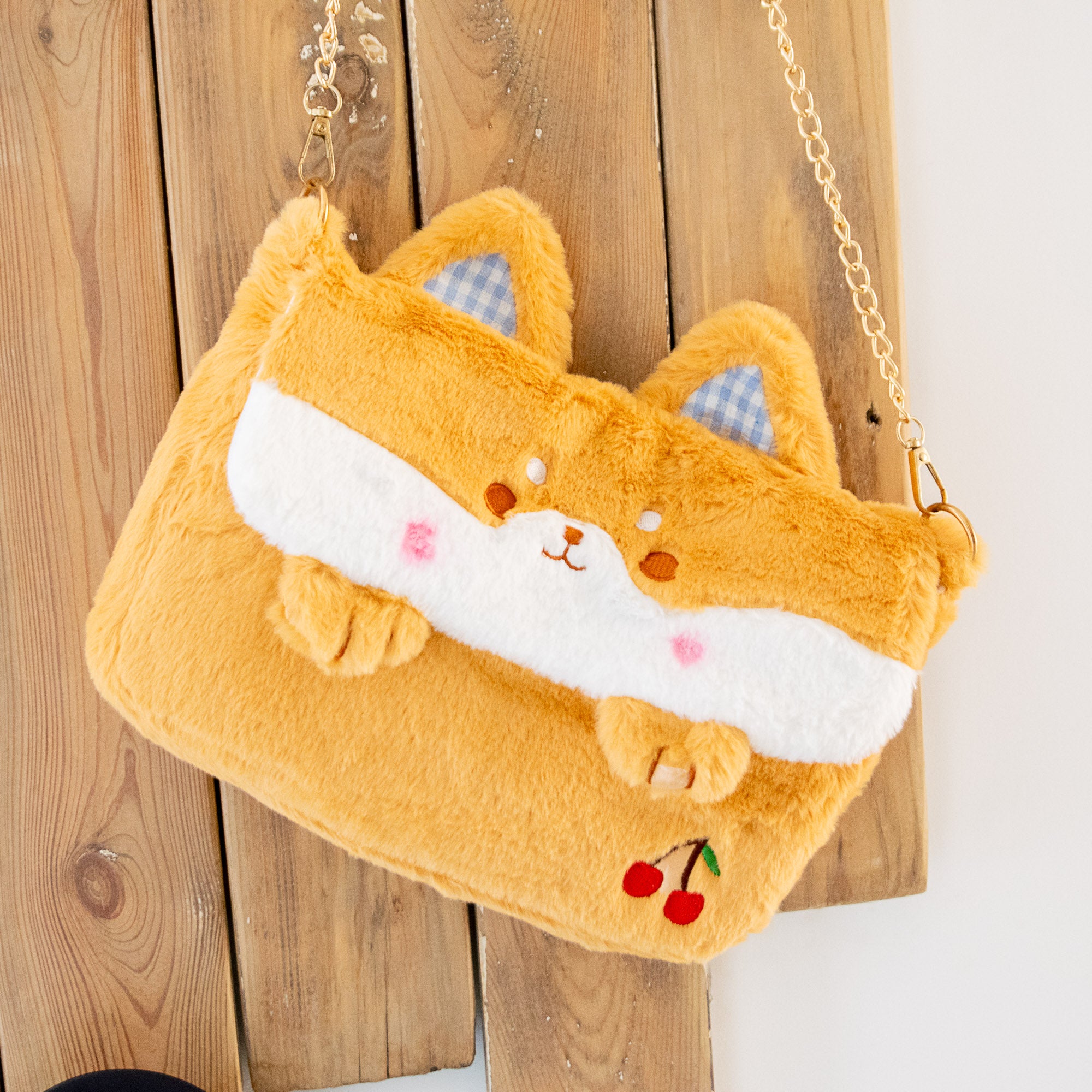 Sac Bandoulière en Peluche Chien