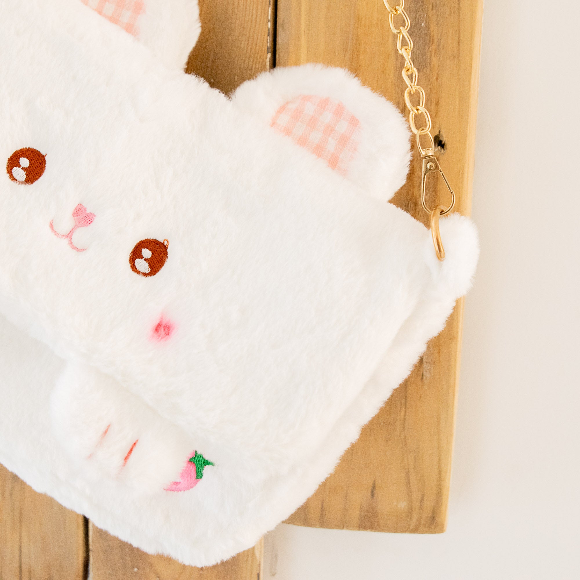 Sac Bandoulière en Peluche Lapin