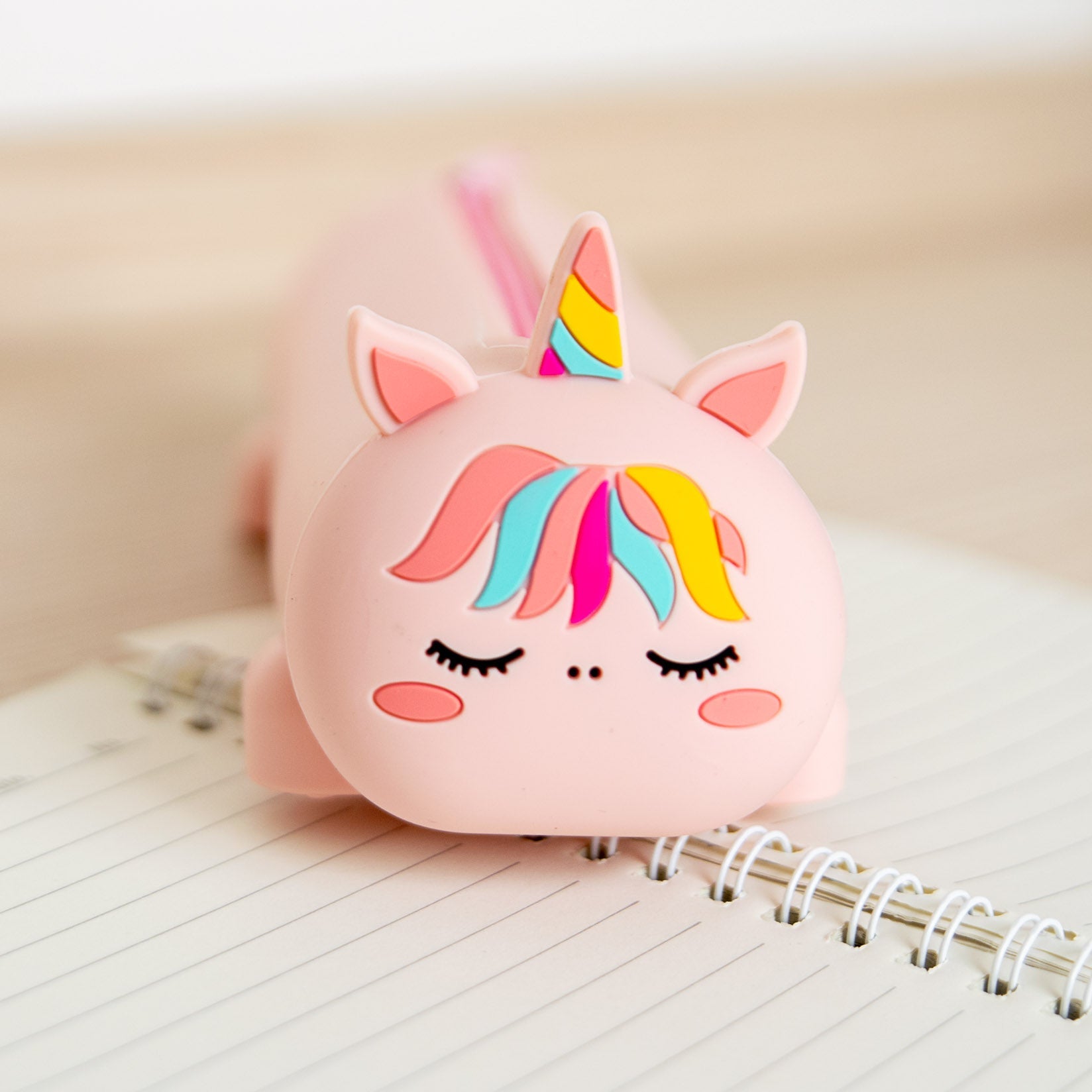 Trousse en Silicone Licorne