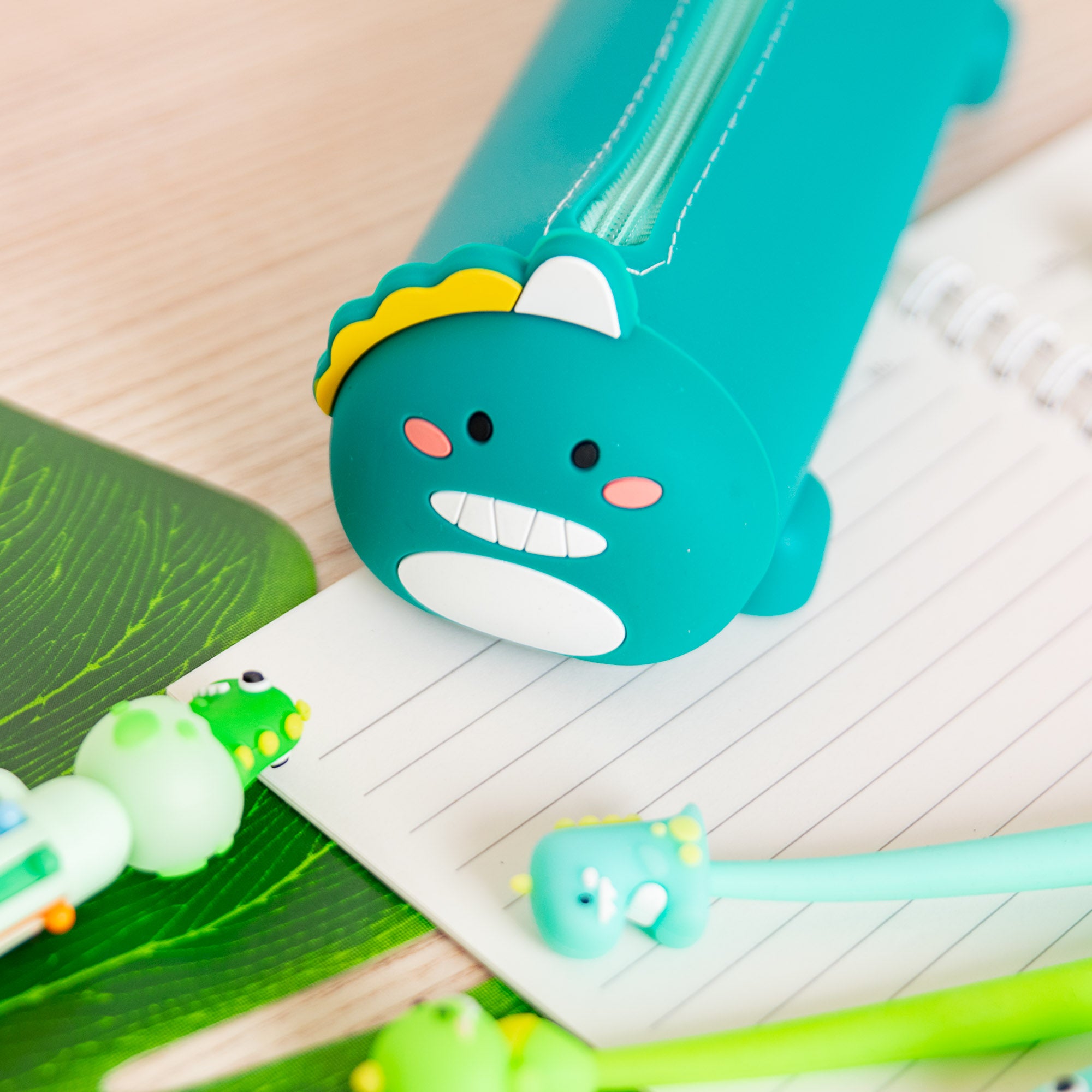 Trousse Silicone Dinosaure