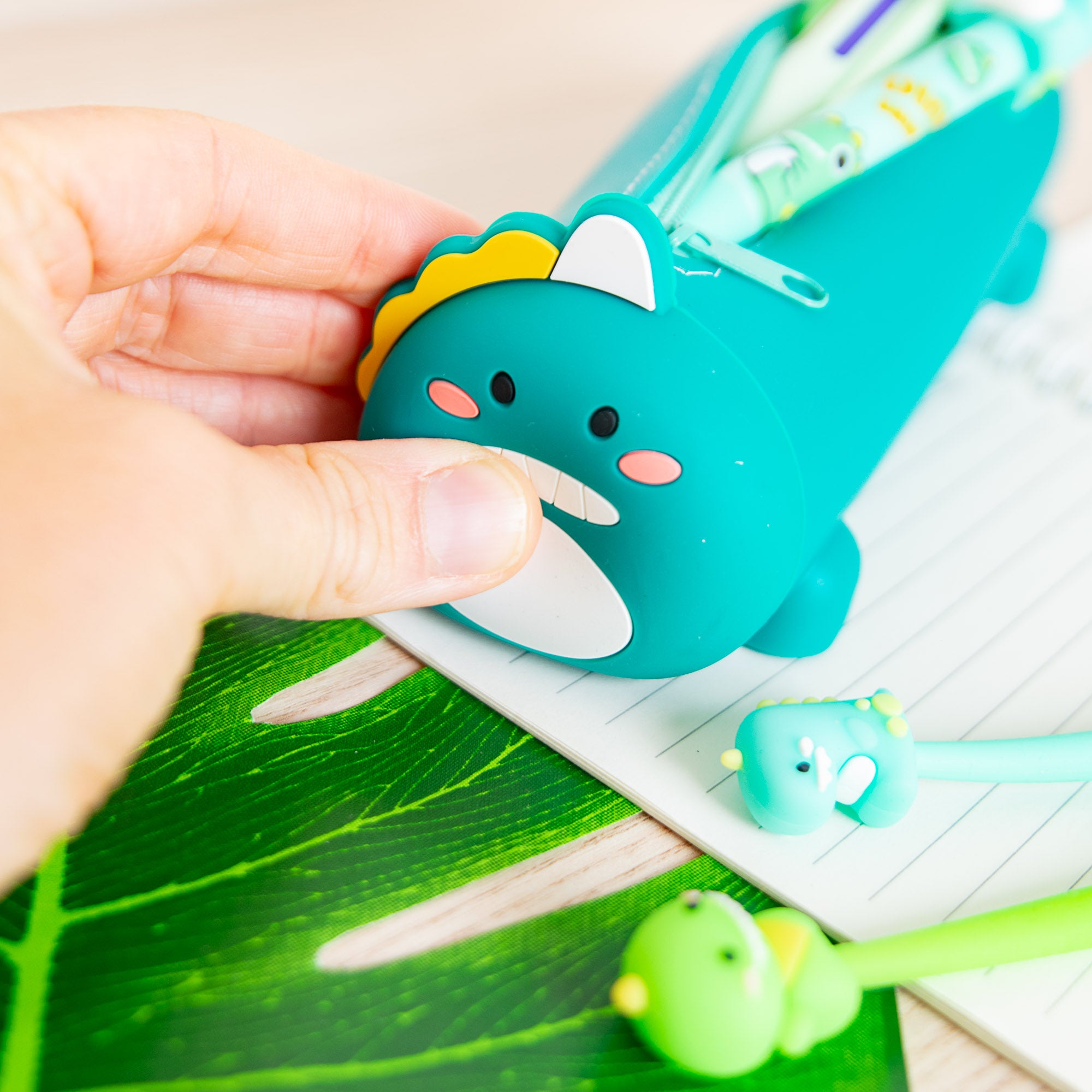 Trousse Silicone Dinosaure