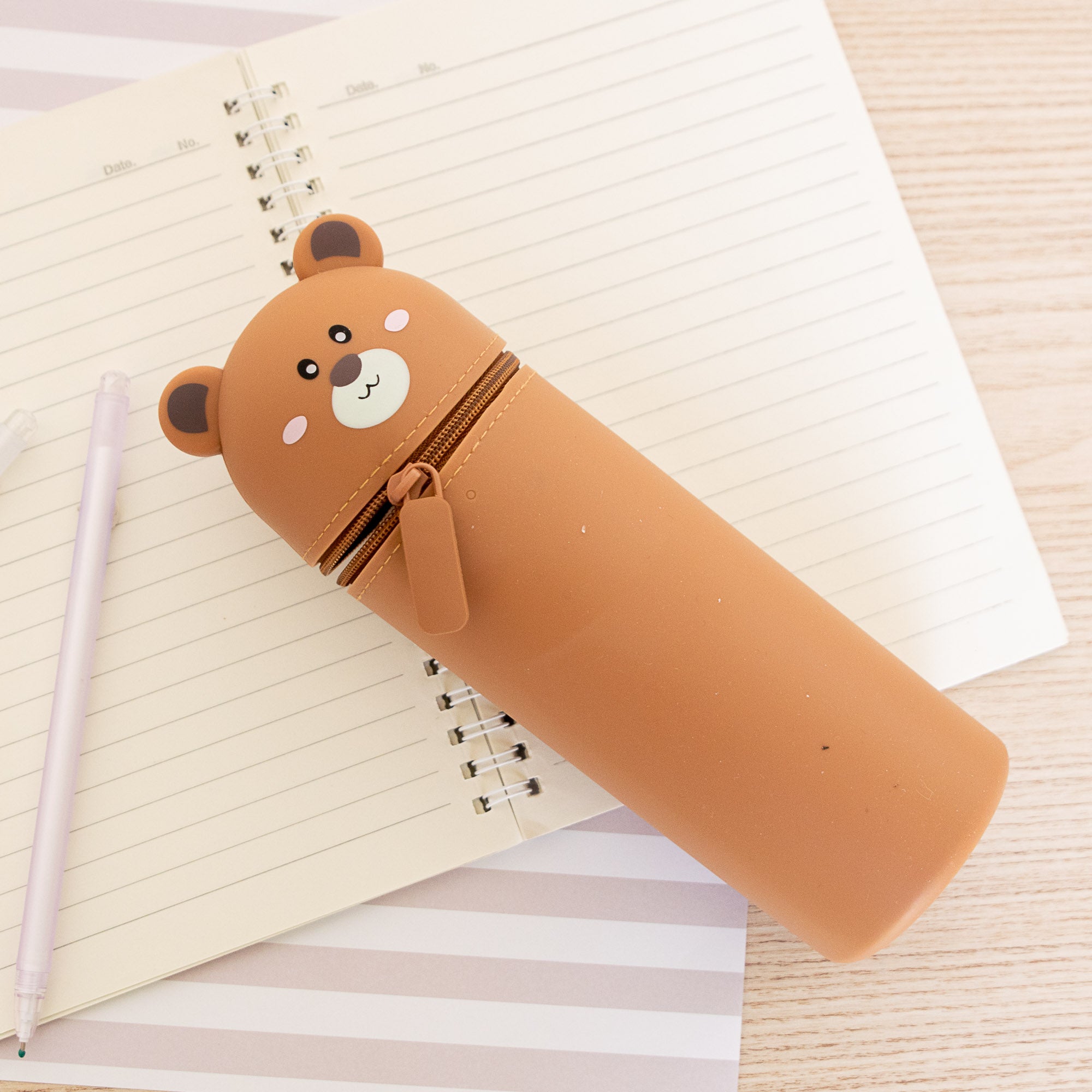 Trousse Verticale en Silicone - Ourson