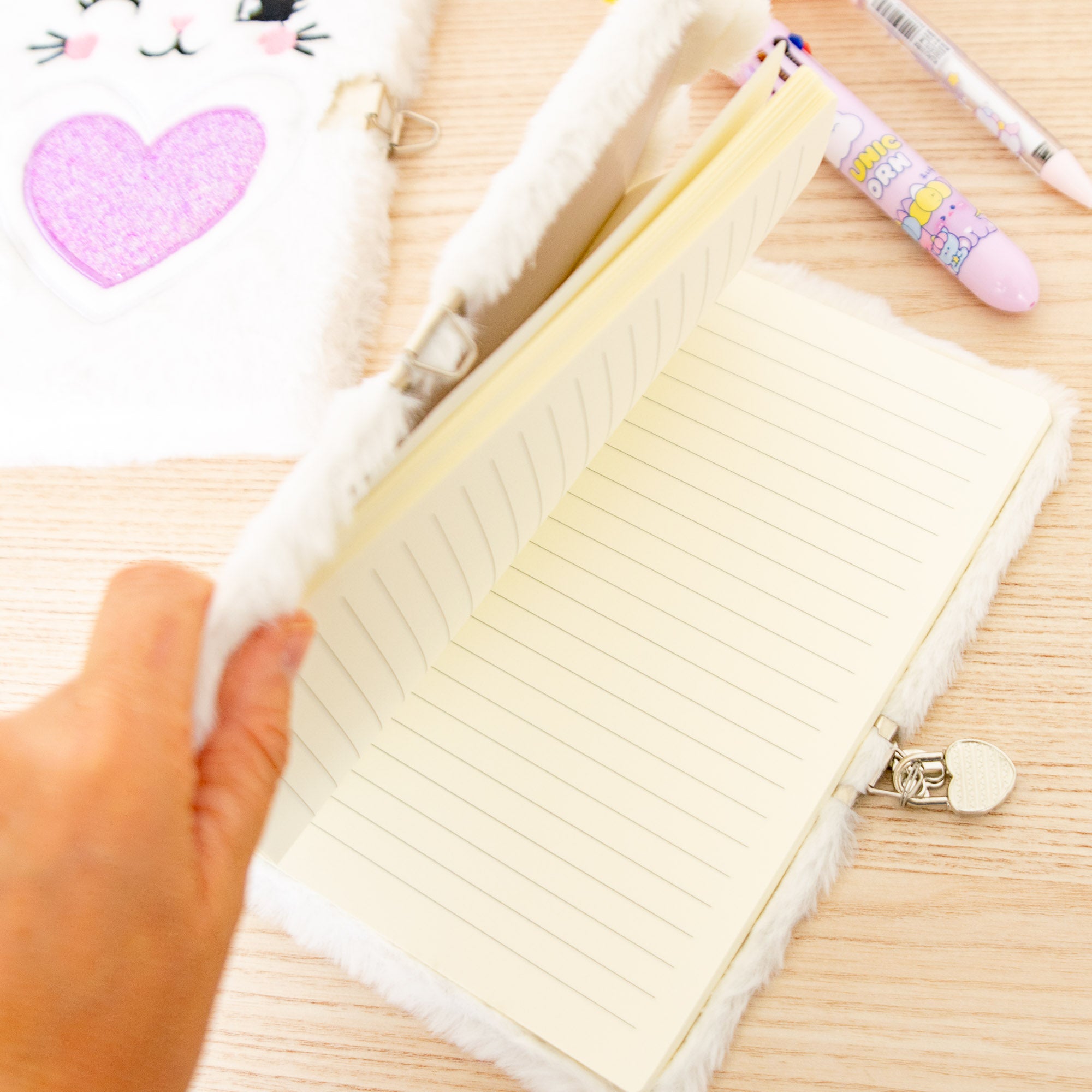 Journal Intime A5 Couverture Peluche Lapin