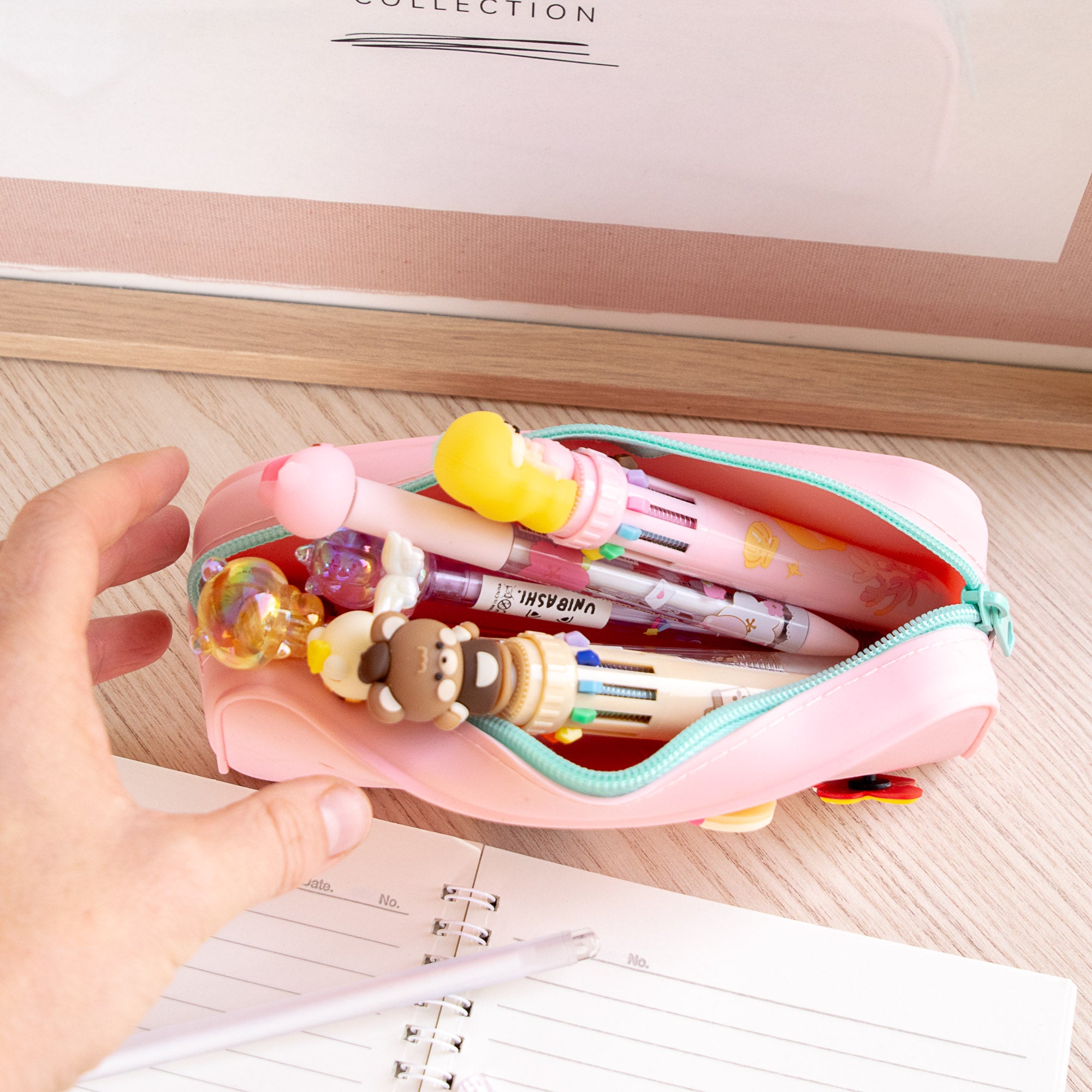 Trousse Kawaii en Silicone avec Charms