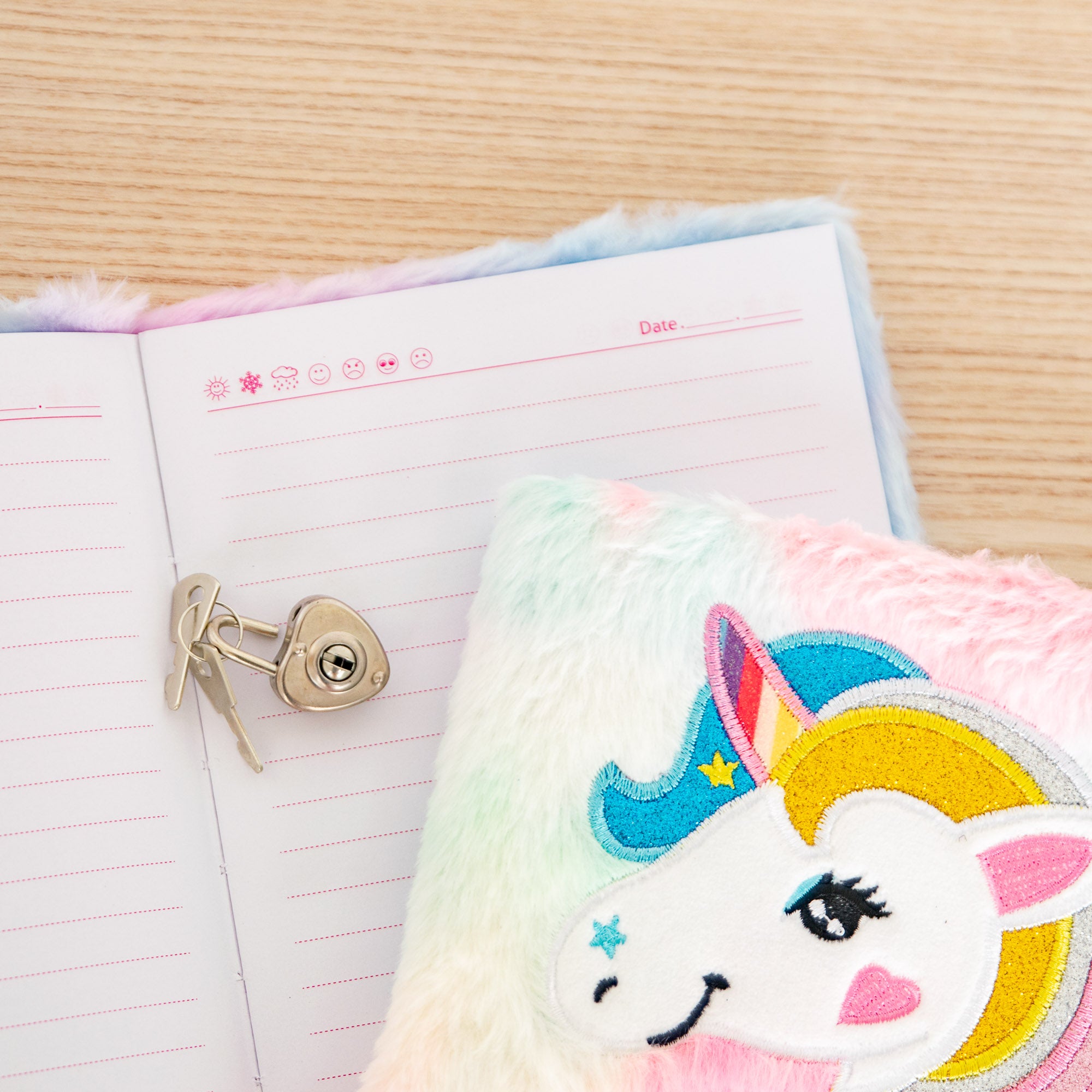 Journal Intime avec cadenas Licorne