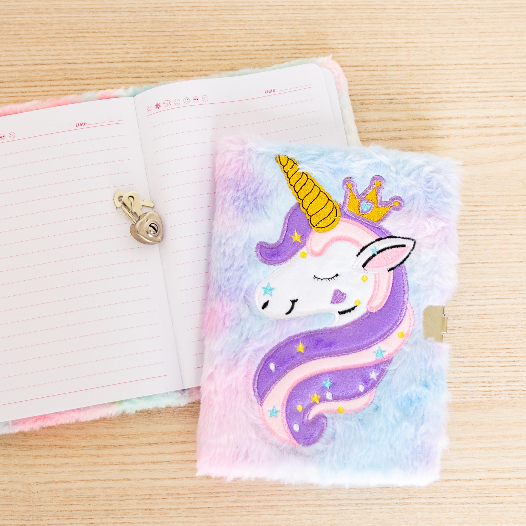 Journal Intime avec cadenas Licorne