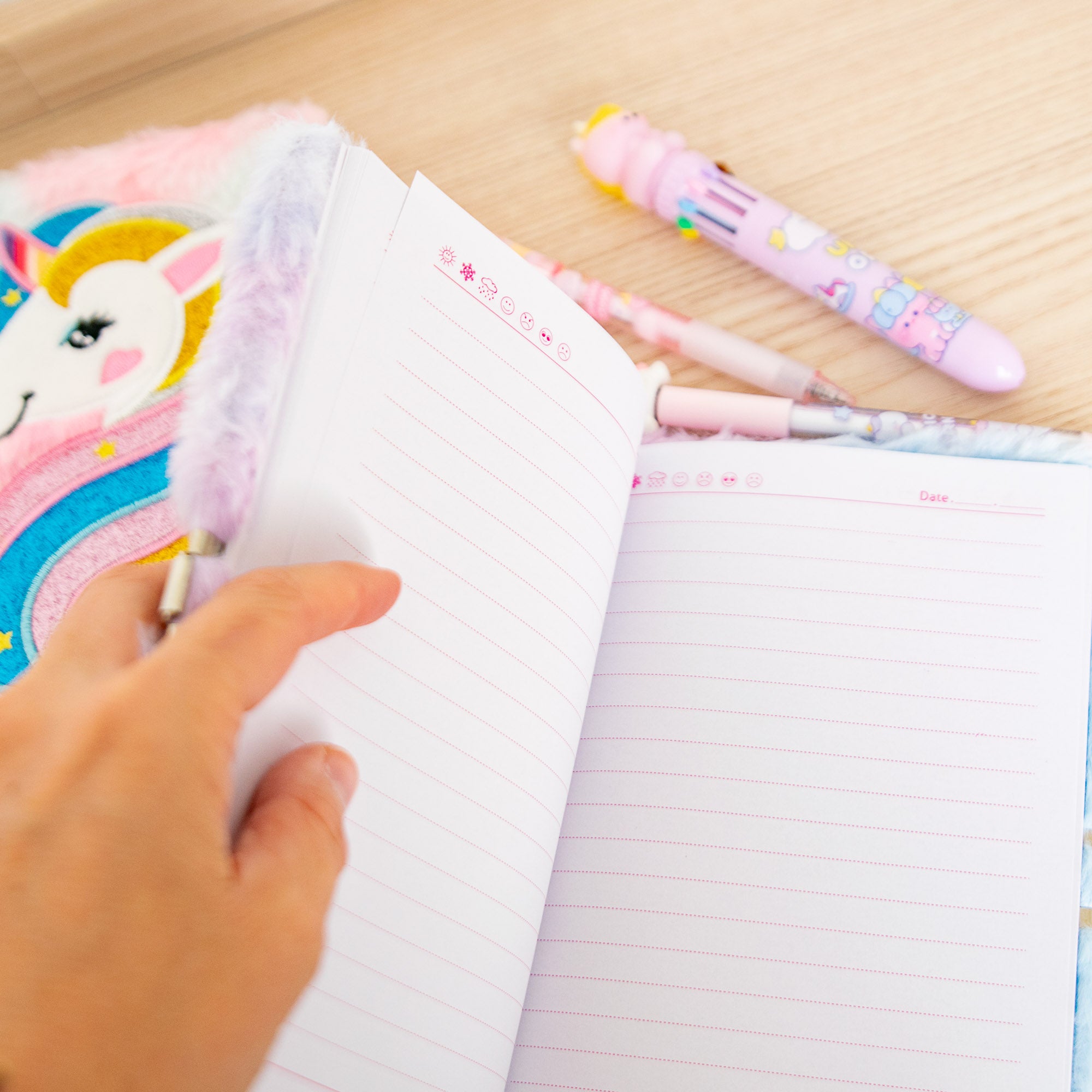 Journal Intime avec cadenas Licorne