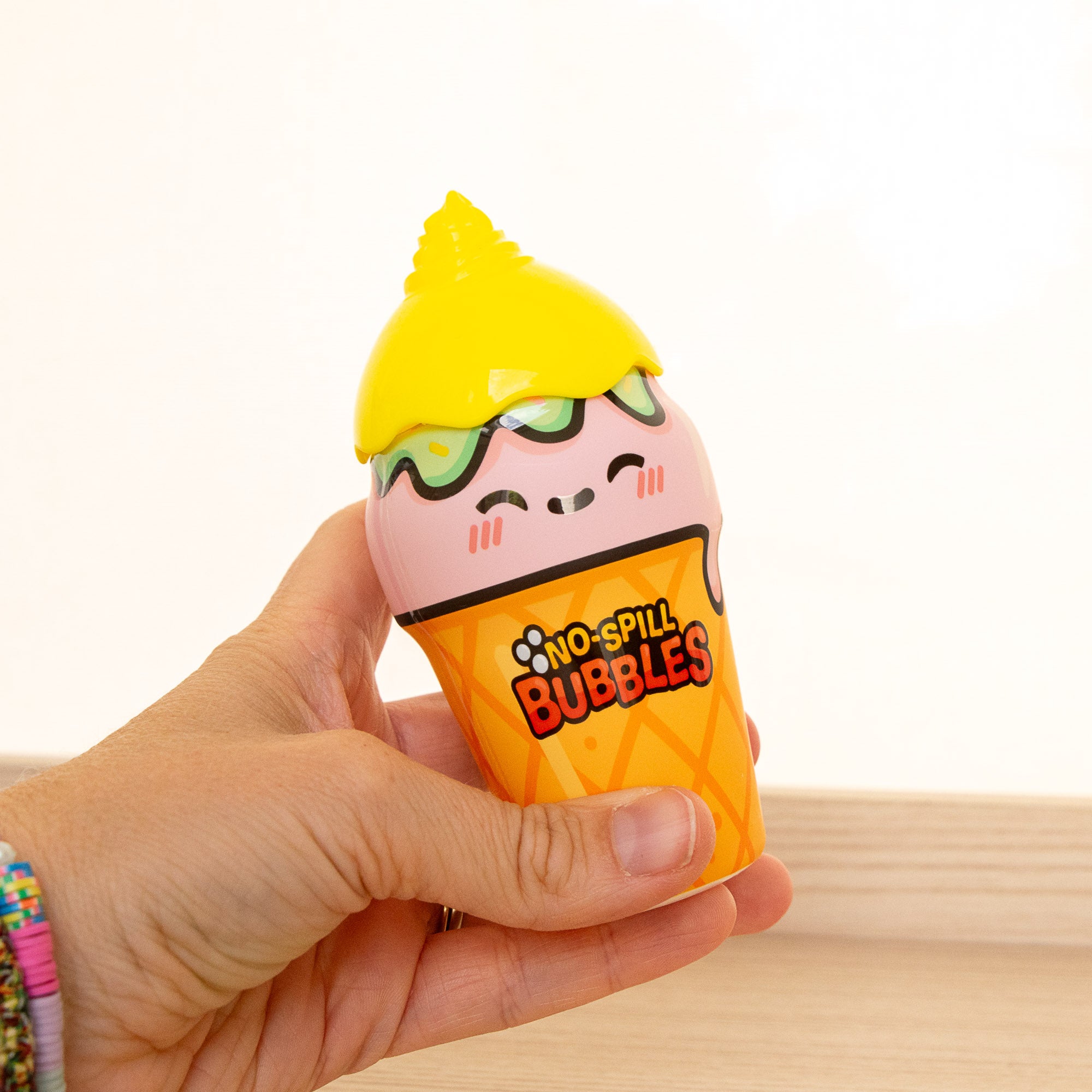 Jouet à Bulles Glace Kawaii Anti-Renversement