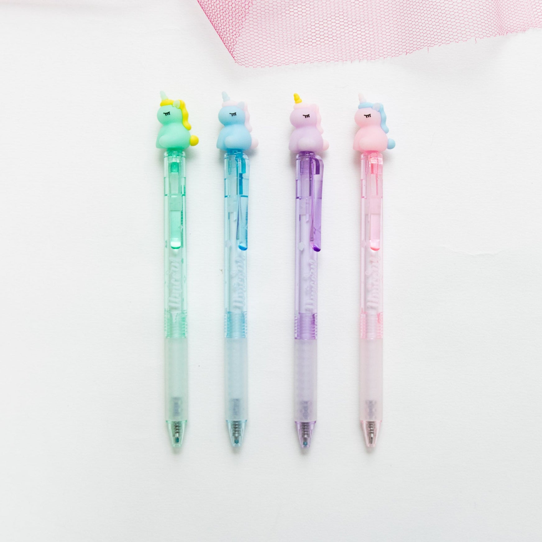 Stylo Gel Effaçable Kawaii - Licorne Enchantée