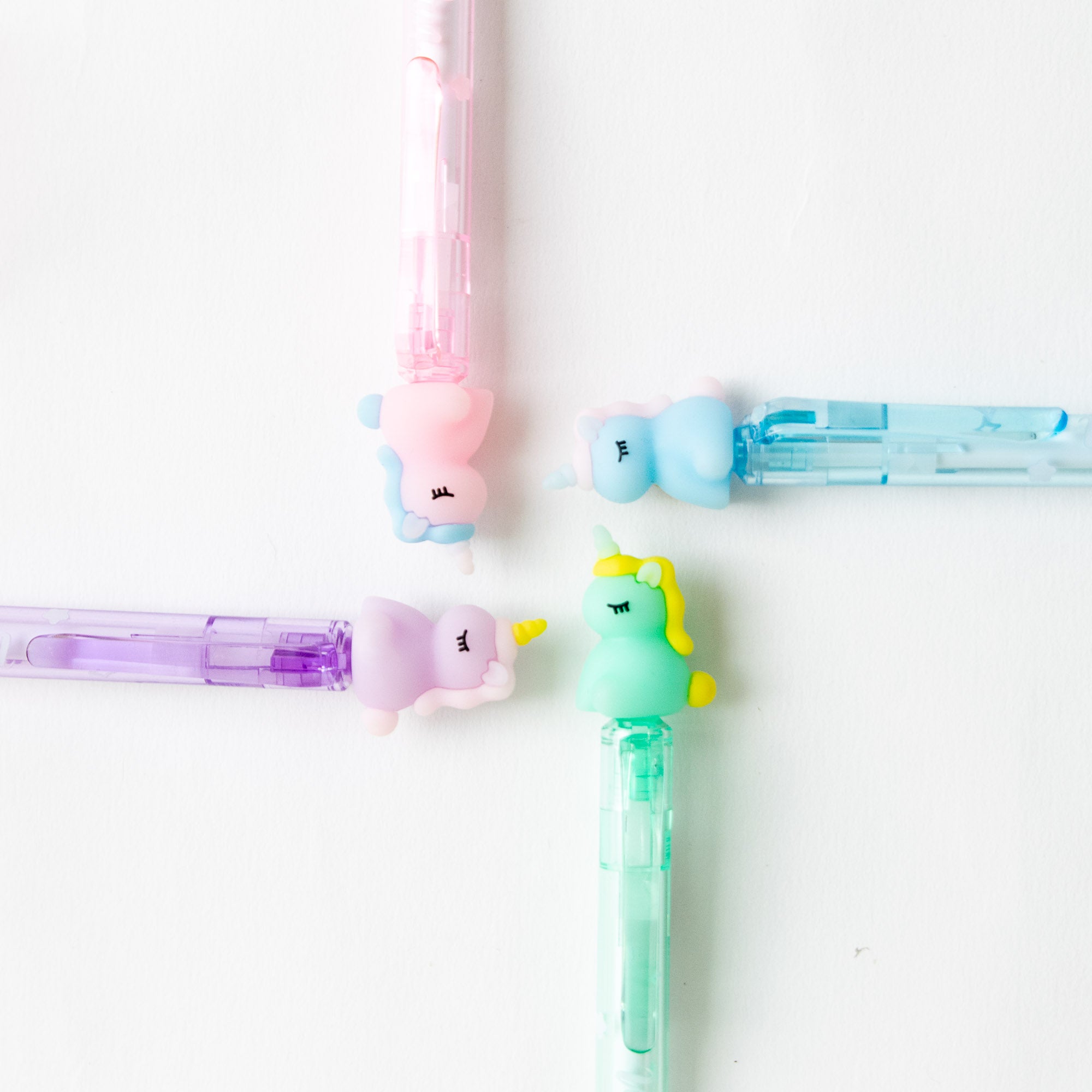 Stylo Gel Effaçable Kawaii - Licorne Enchantée