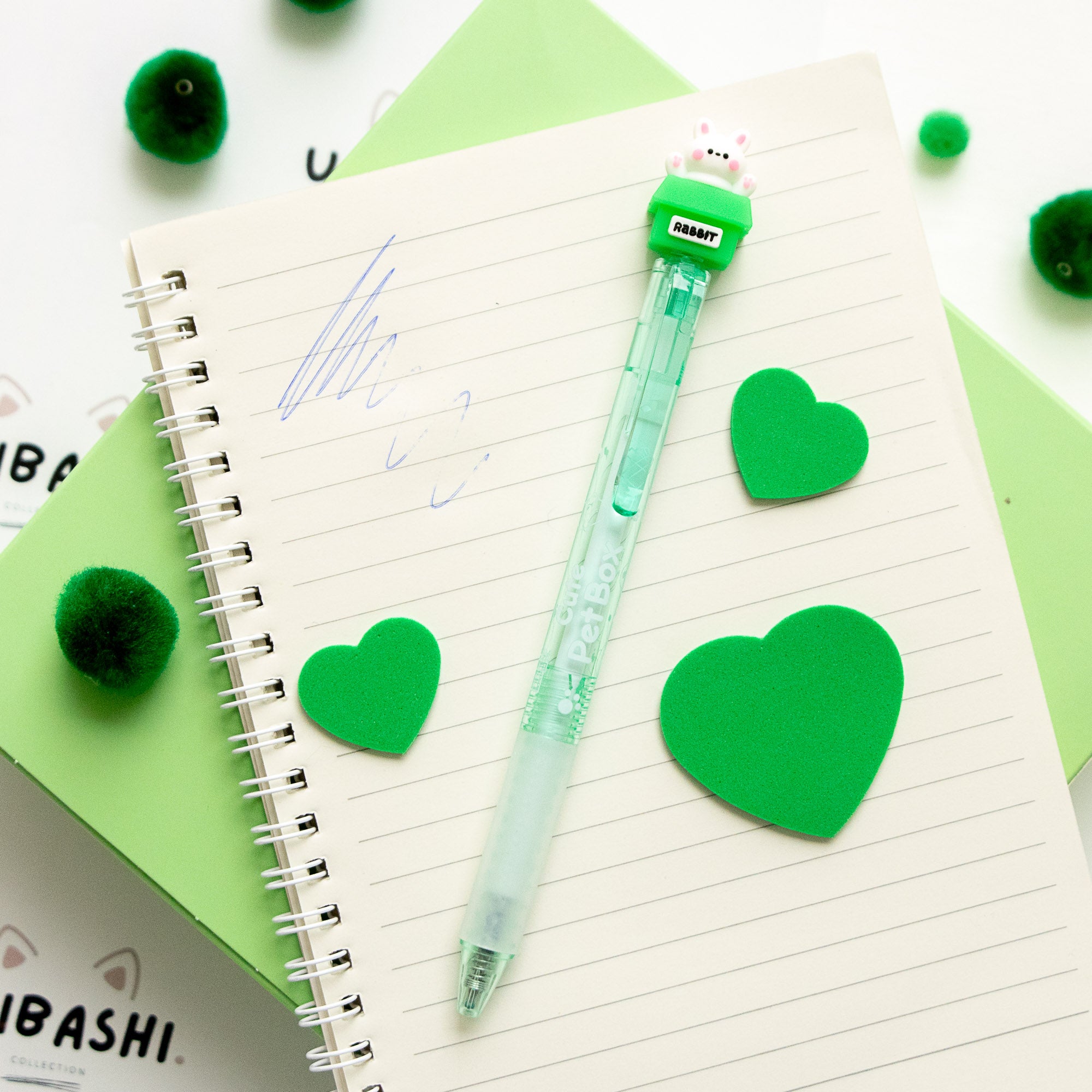 Stylo Gel Effaçable Kawaii - Lapin