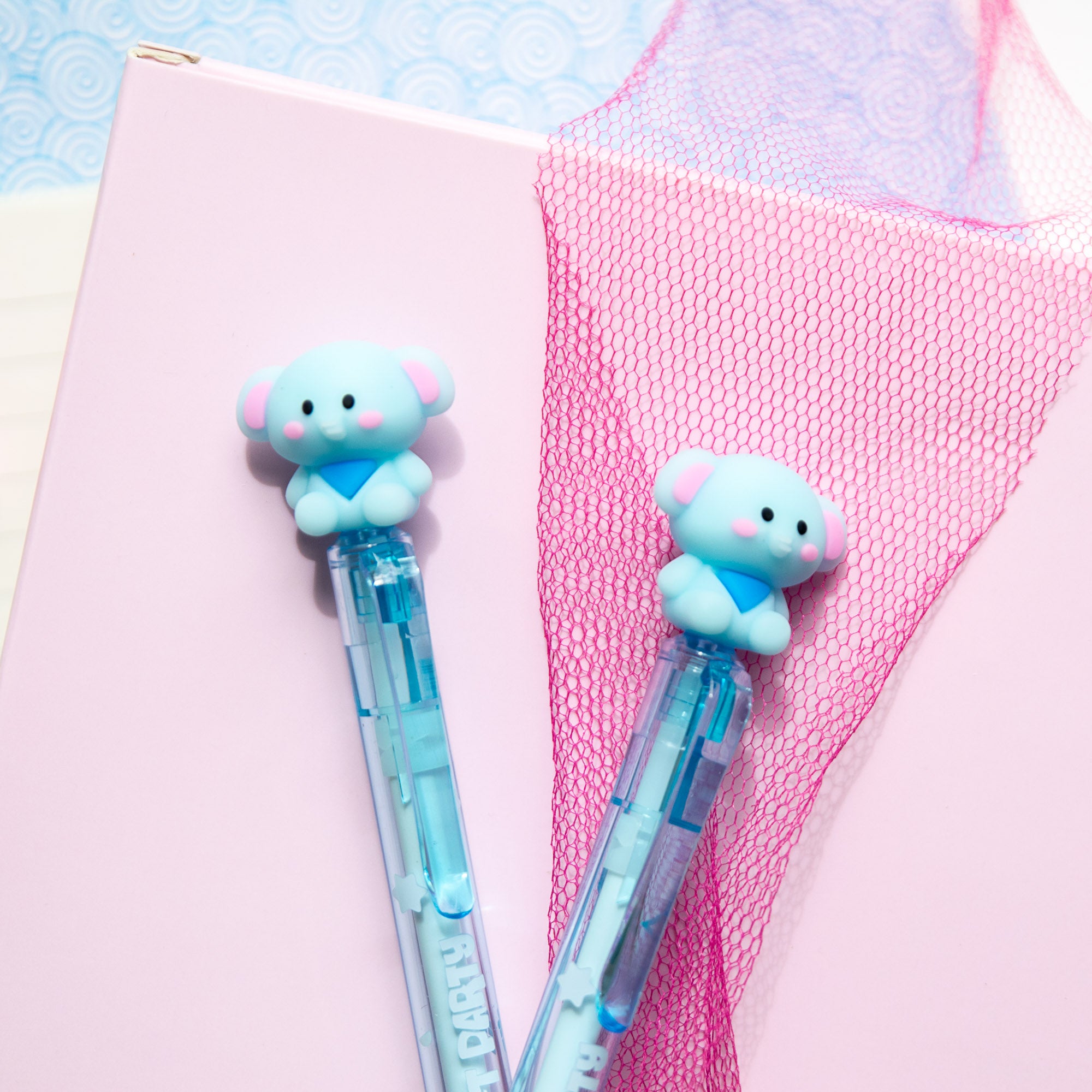 Stylo Gel Effaçable Kawaii - Eléphant