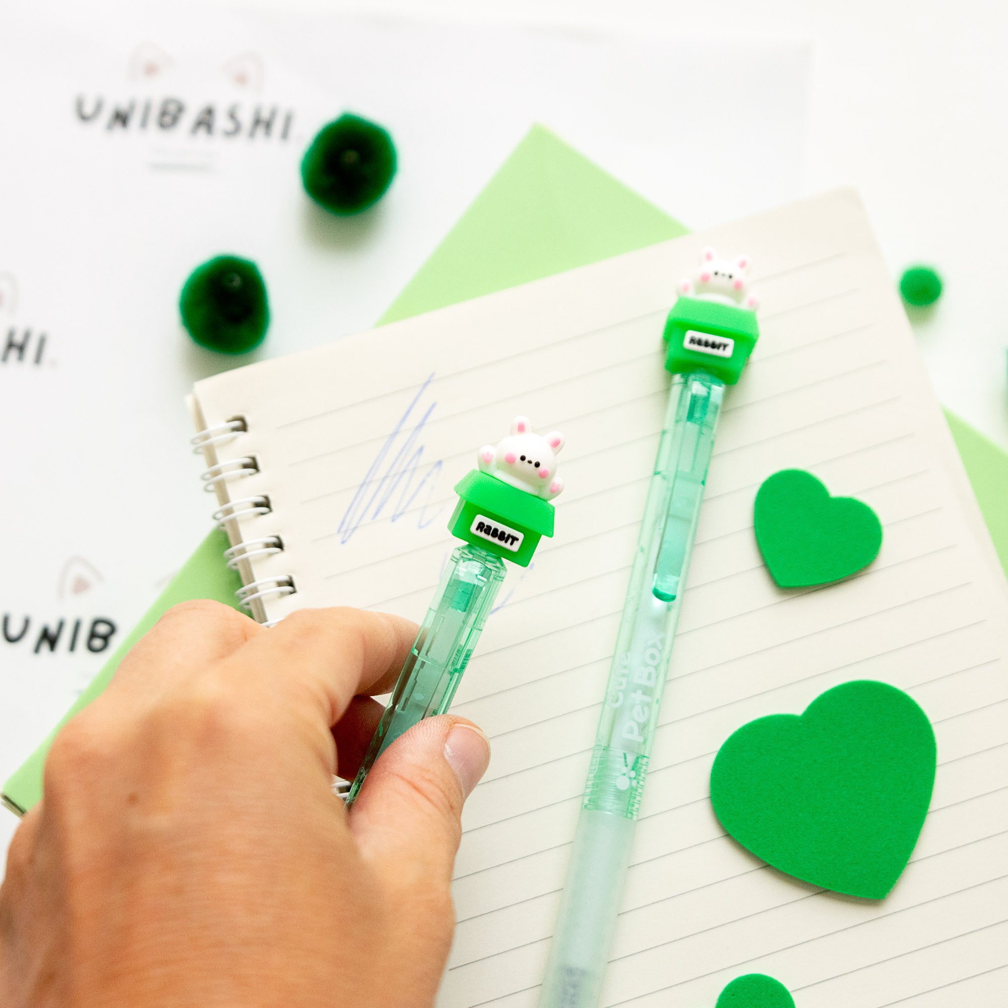 Stylo Gel Effaçable Kawaii - Lapin