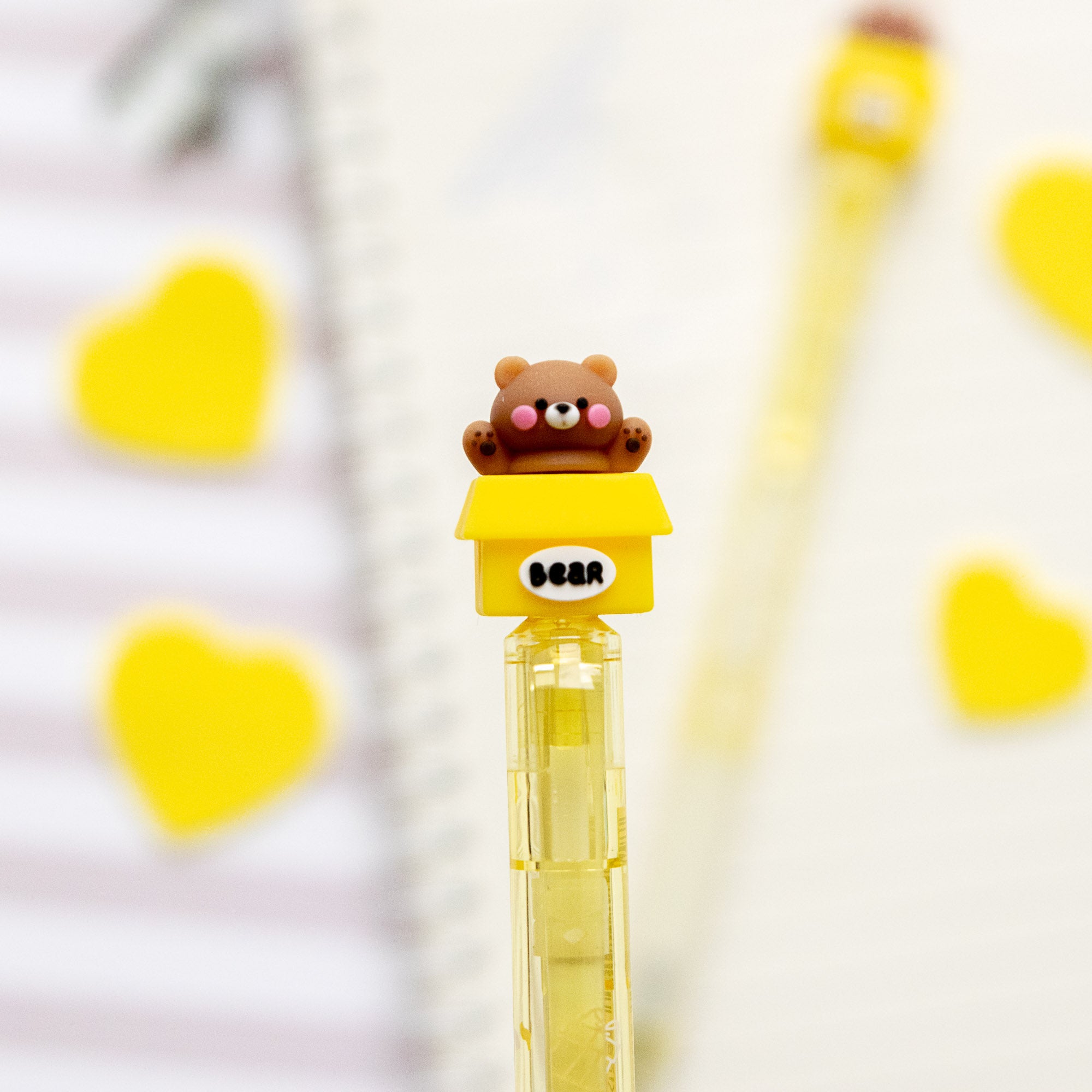 Stylo Gel Effaçable Kawaii - Ourson