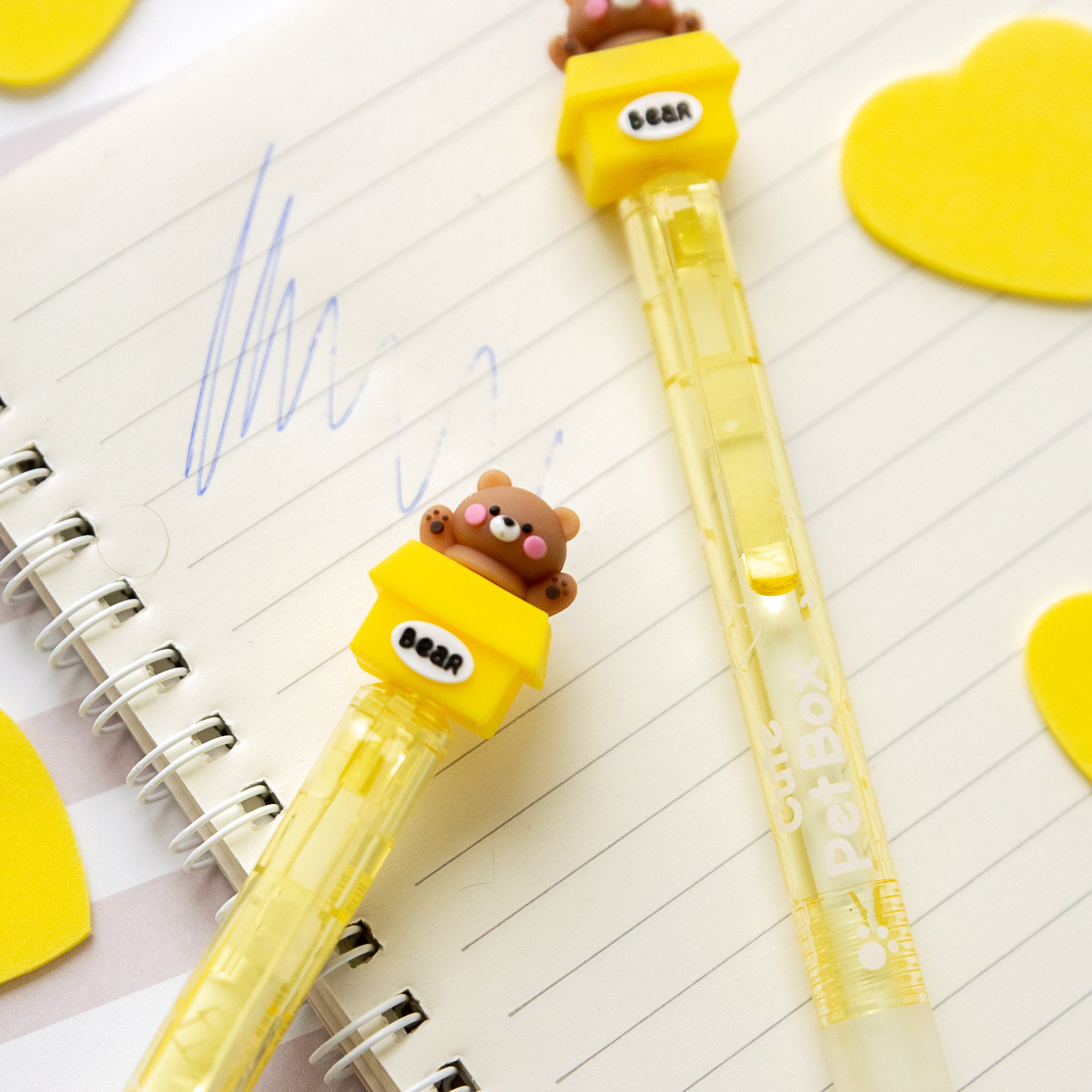 Stylo Gel Effaçable Kawaii - Ourson