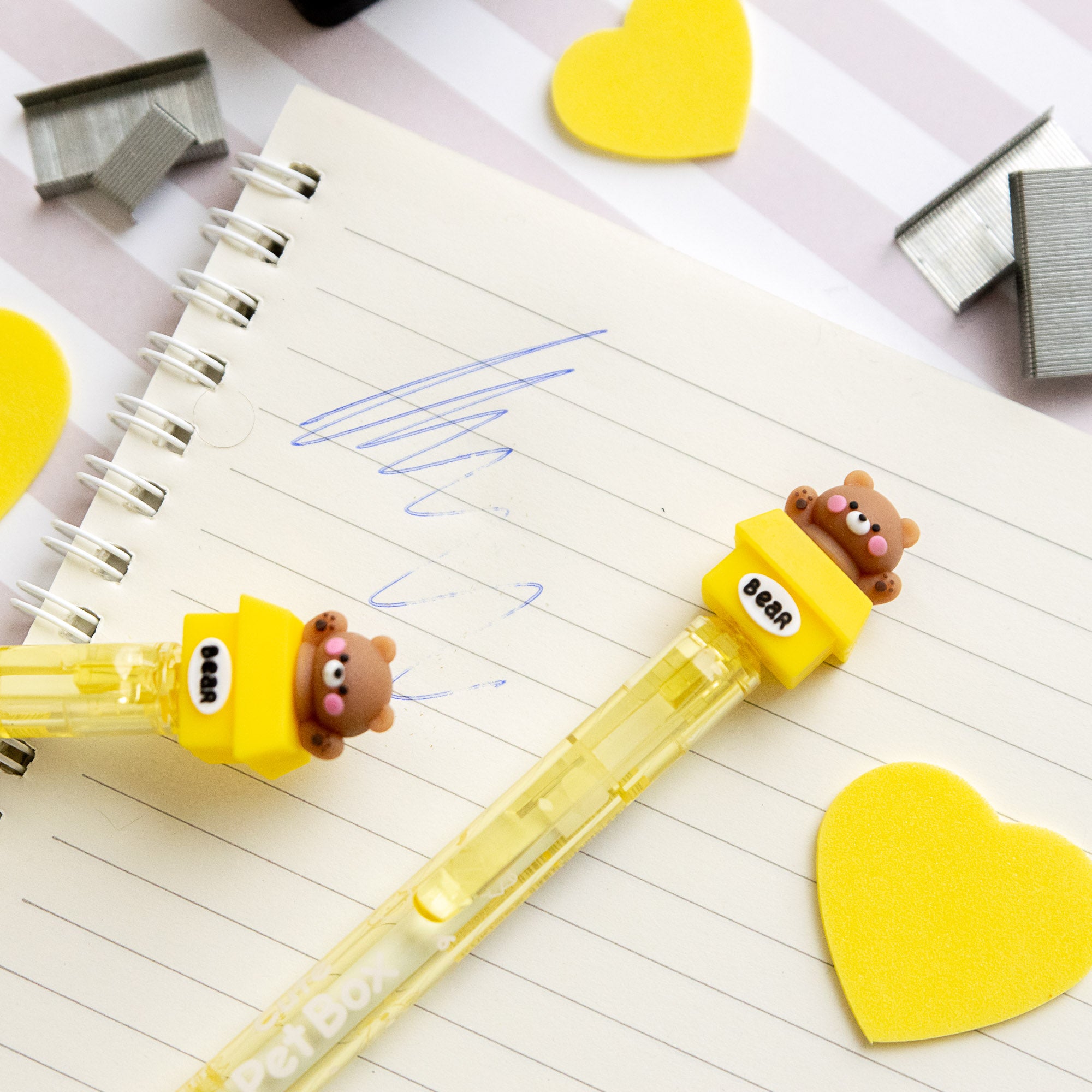 Stylo Gel Effaçable Kawaii - Ourson
