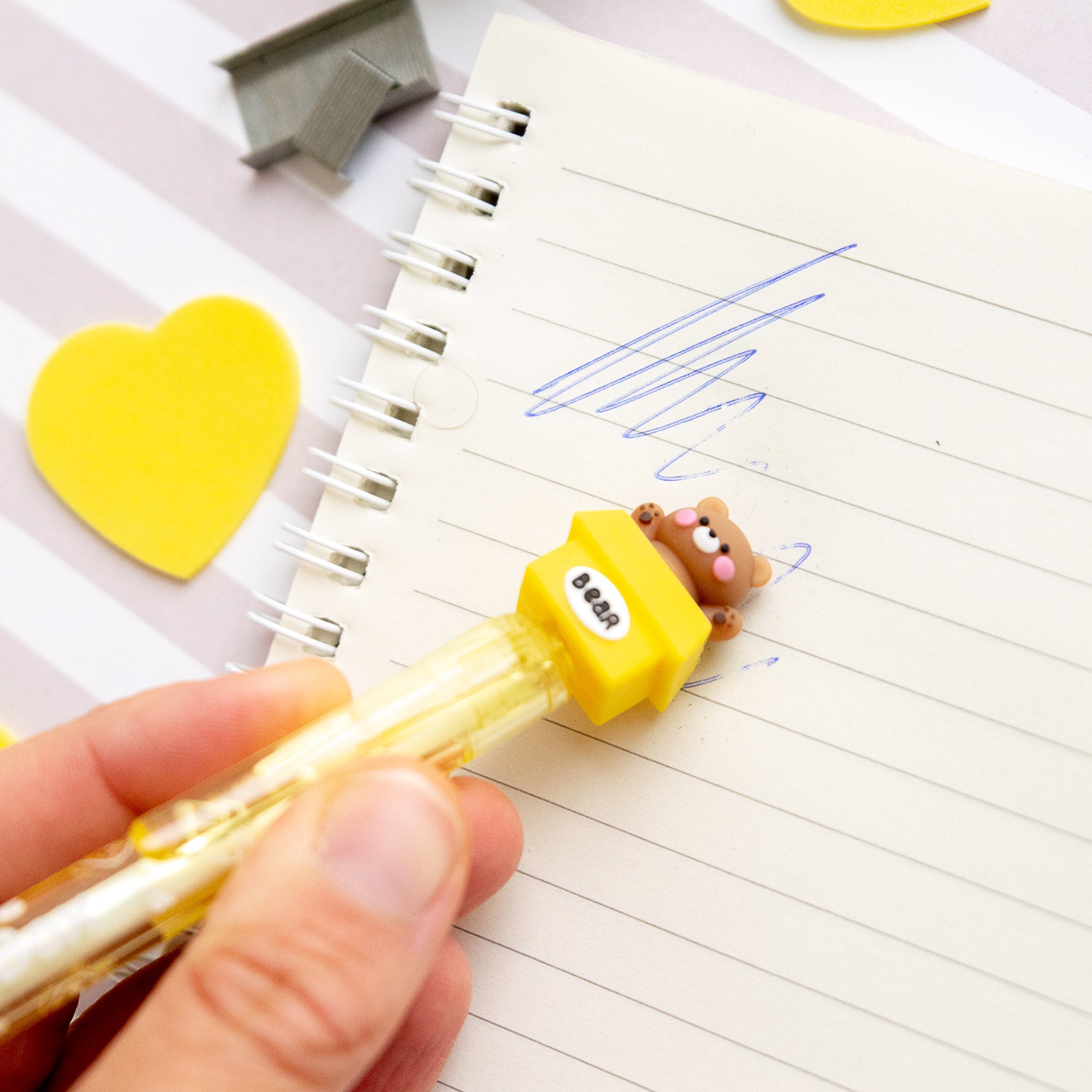 Stylo Gel Effaçable Kawaii - Ourson