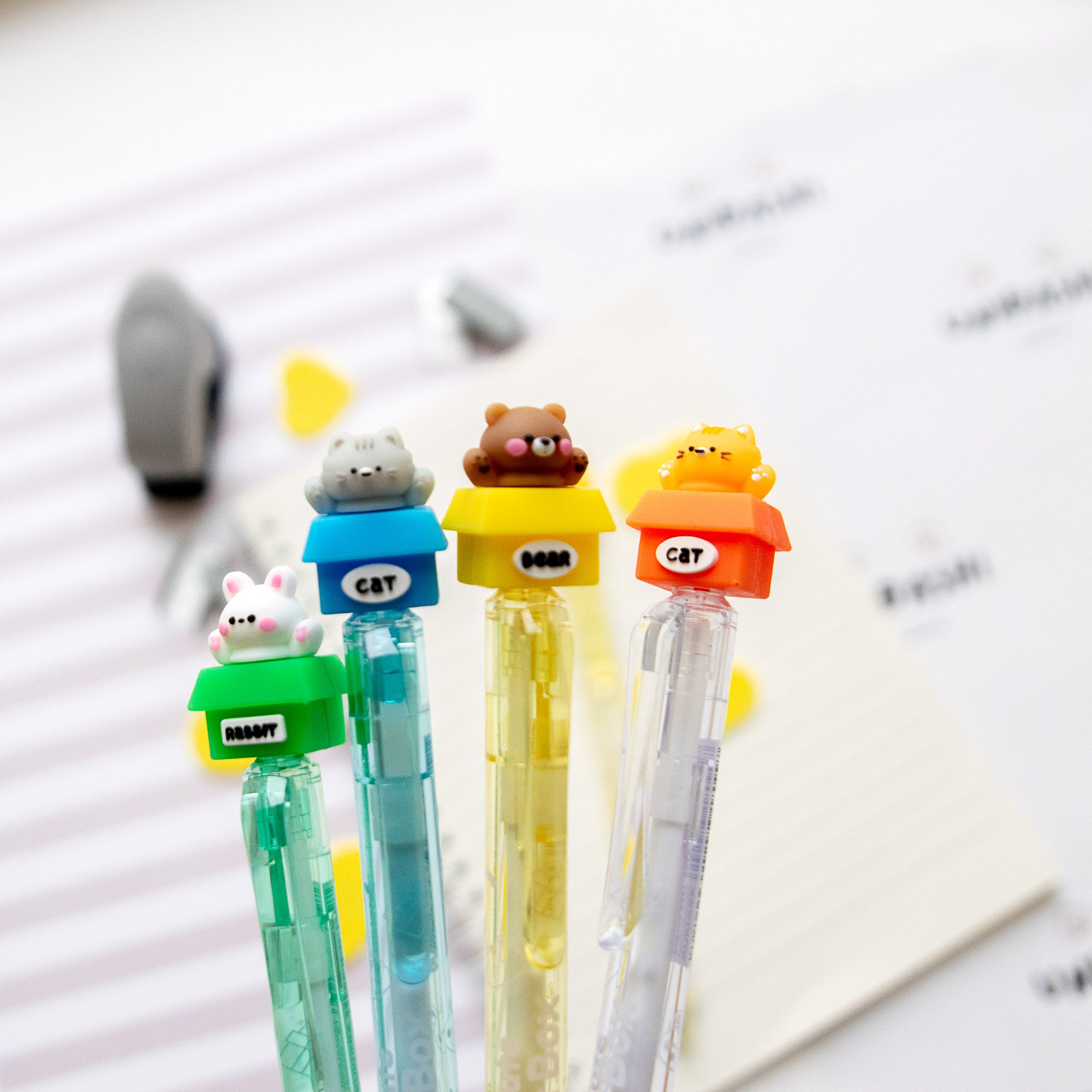 Stylo Gel Effaçable Kawaii - Ourson