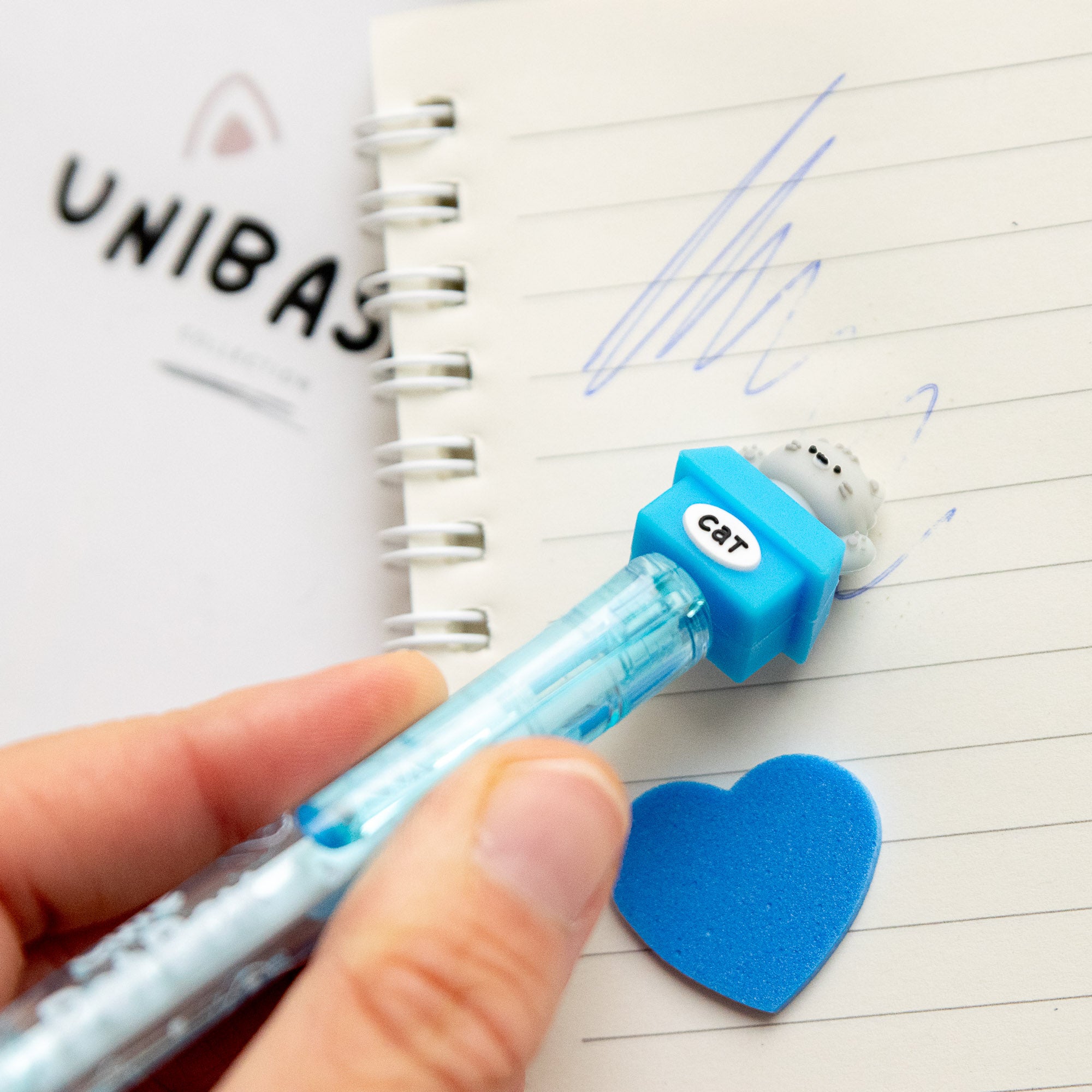 Stylo Gel Effaçable Kawaii - Chat