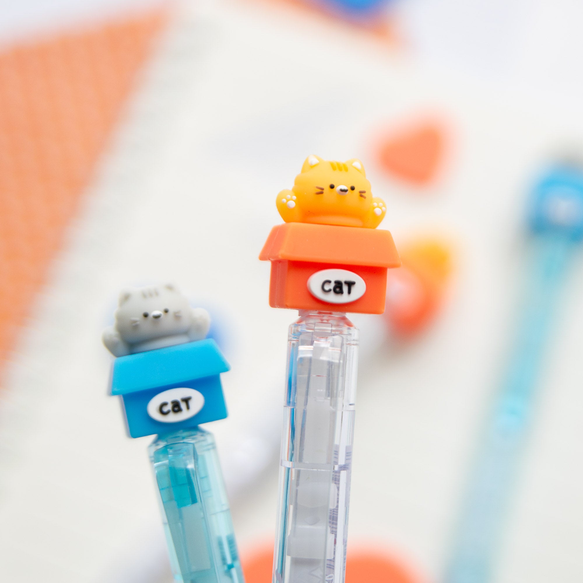 Stylo Gel Effaçable Kawaii - Chat