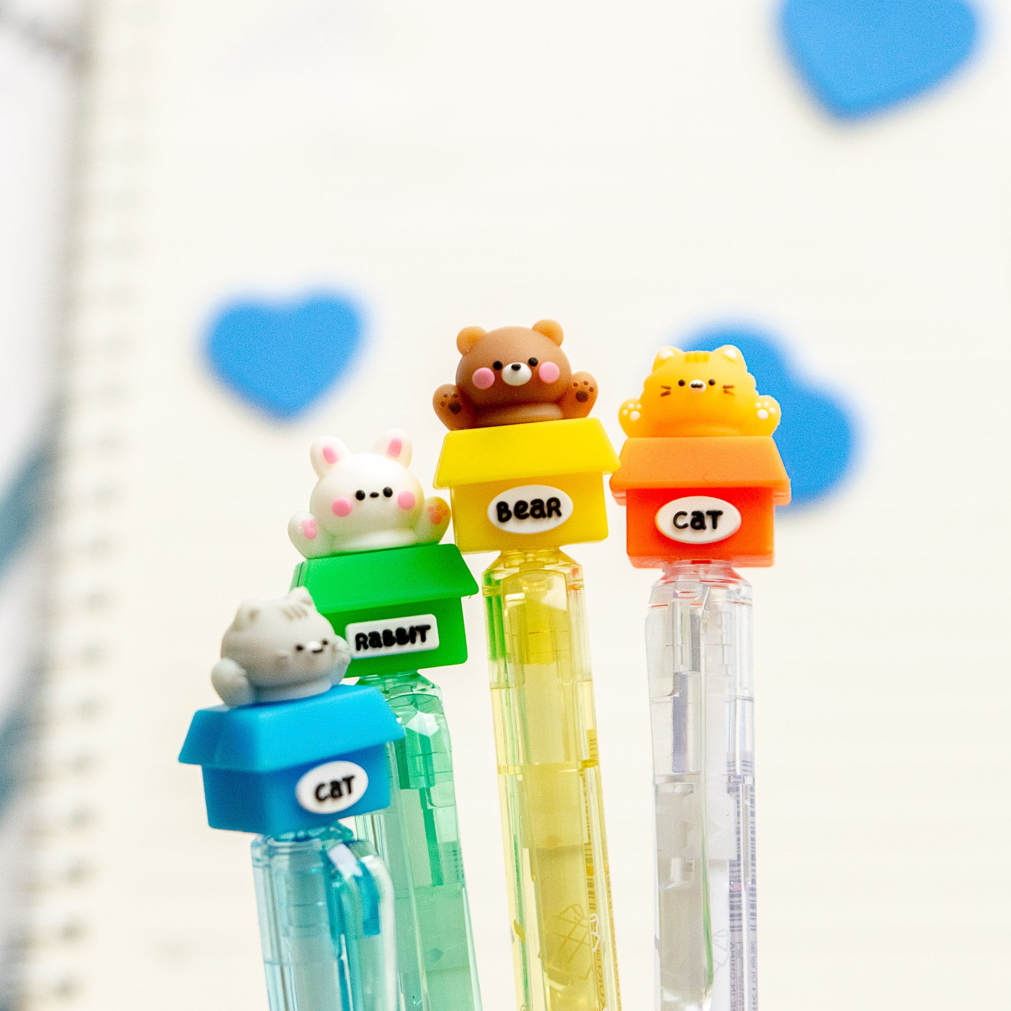 Stylo Gel Effaçable Kawaii - Chat