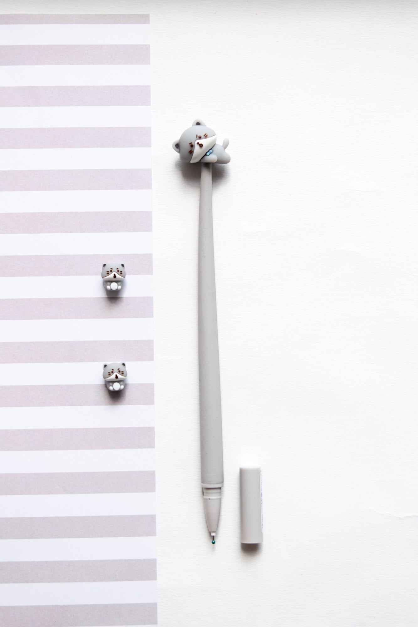 Stylo Souple à Secouer - Chat Kawaii