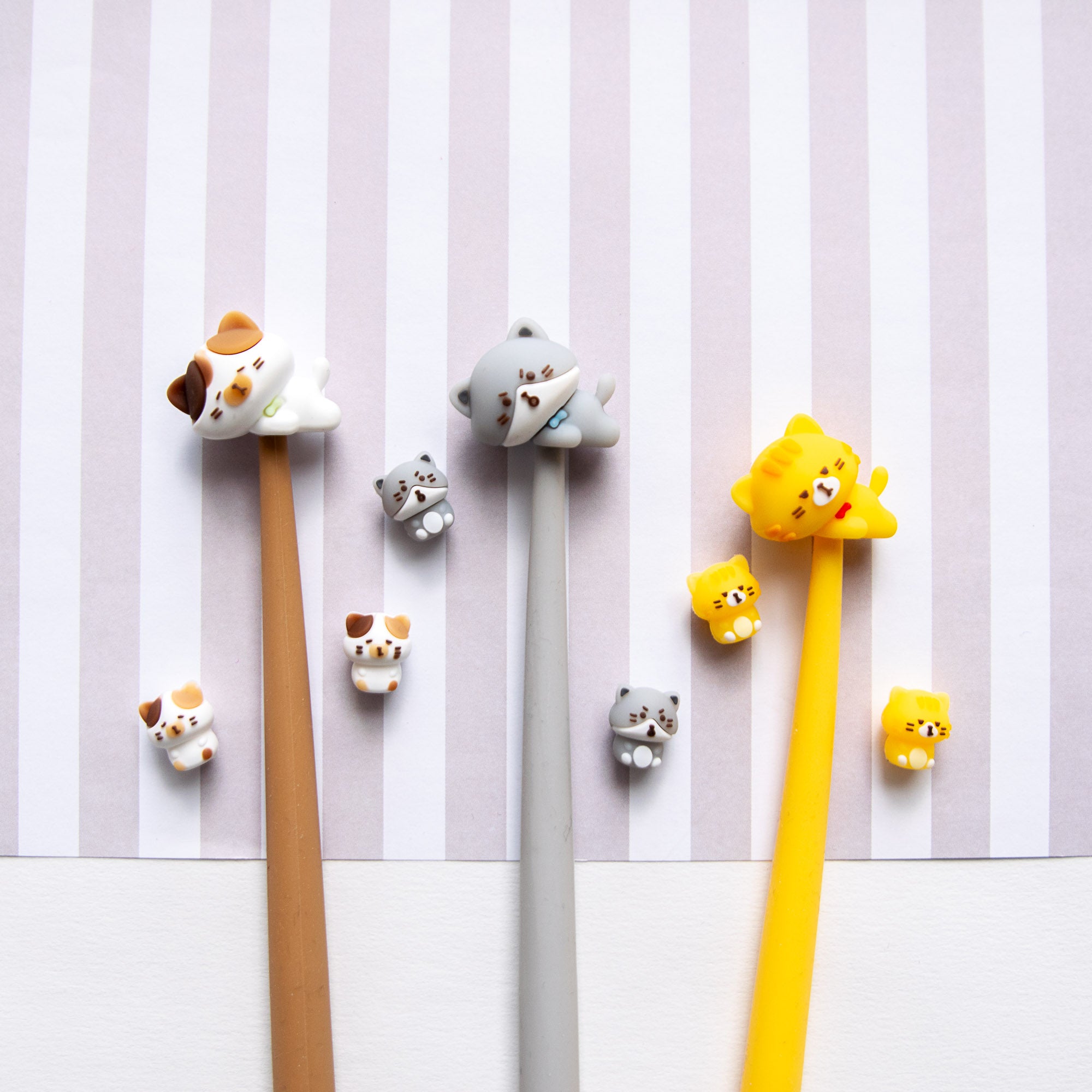 Stylo Souple à Secouer - Chat Kawaii