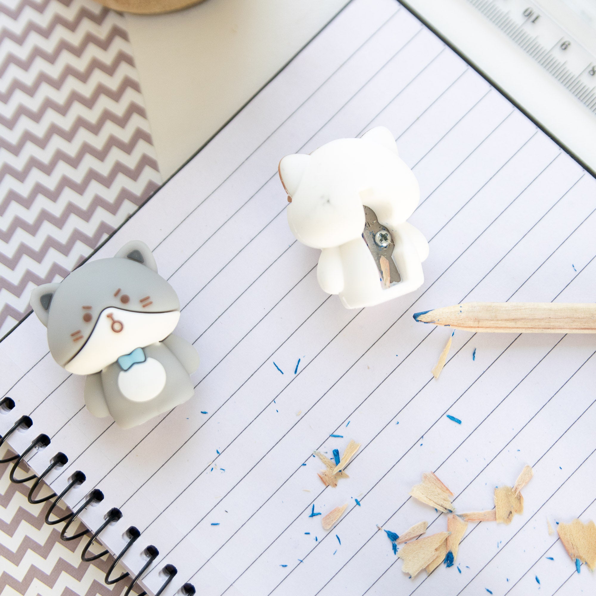 Taille-Crayon Kawaii Chat