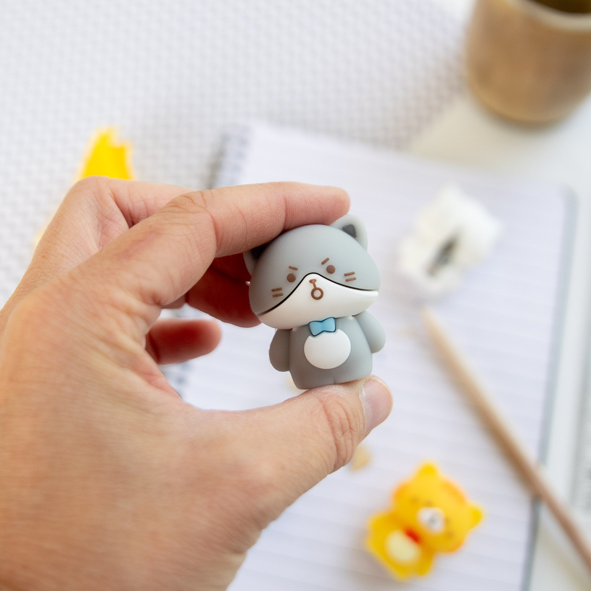 Taille-Crayon Kawaii Chat