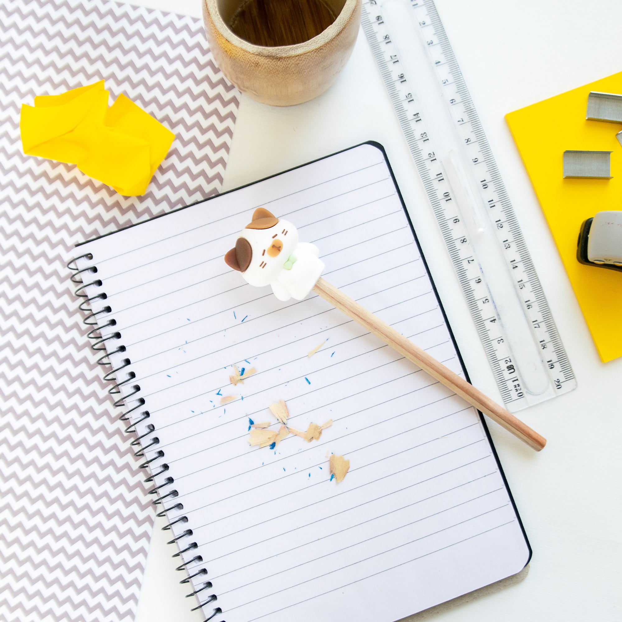 Taille-Crayon Kawaii Chat