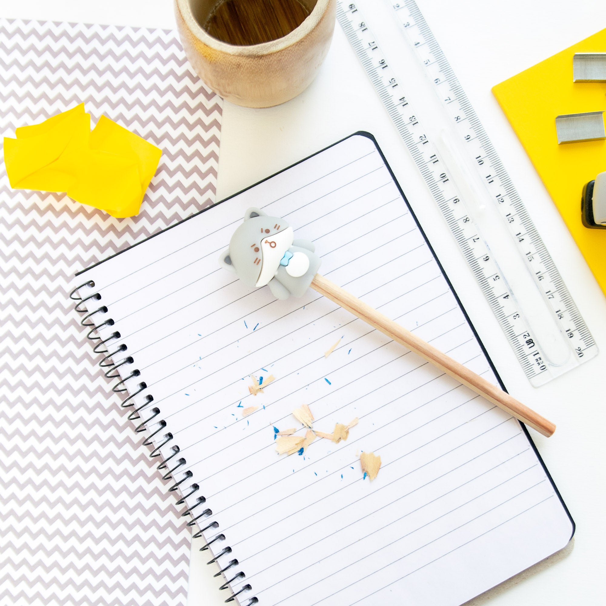 Taille-Crayon Kawaii Chat