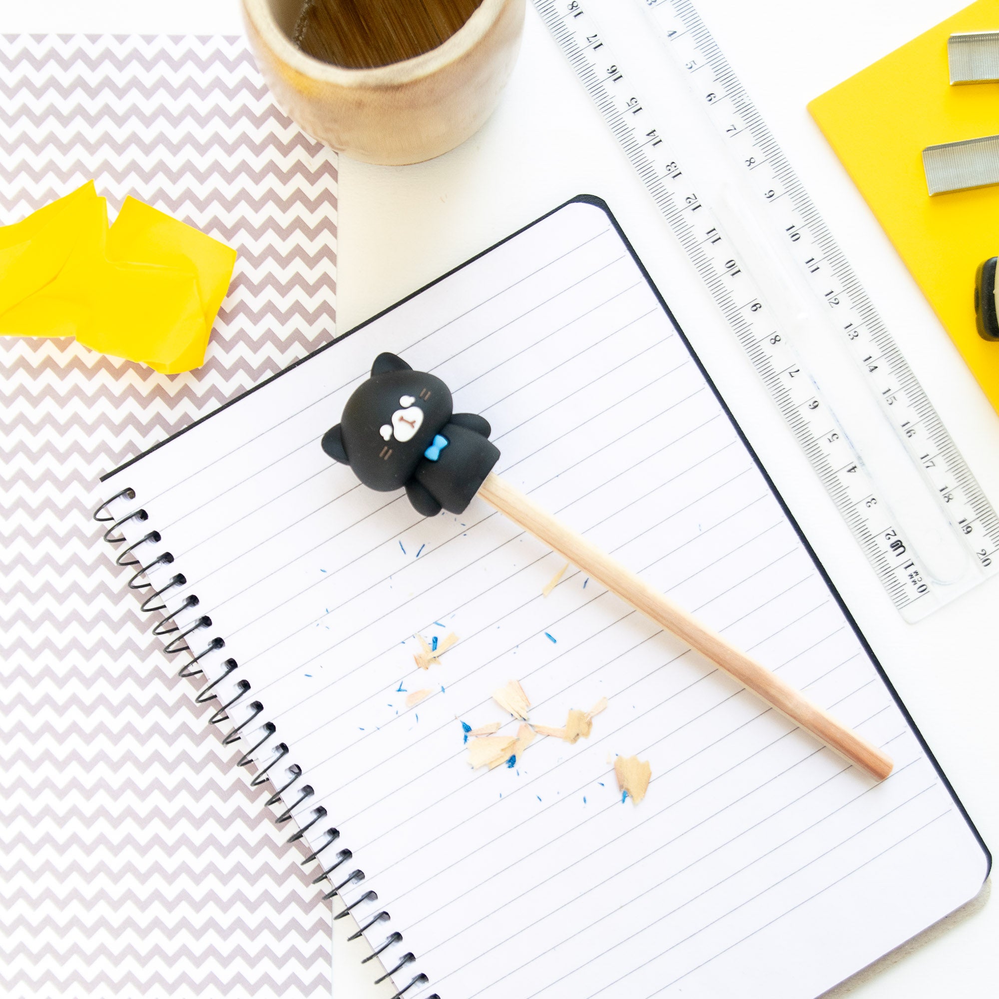 Taille-Crayon Kawaii Chat