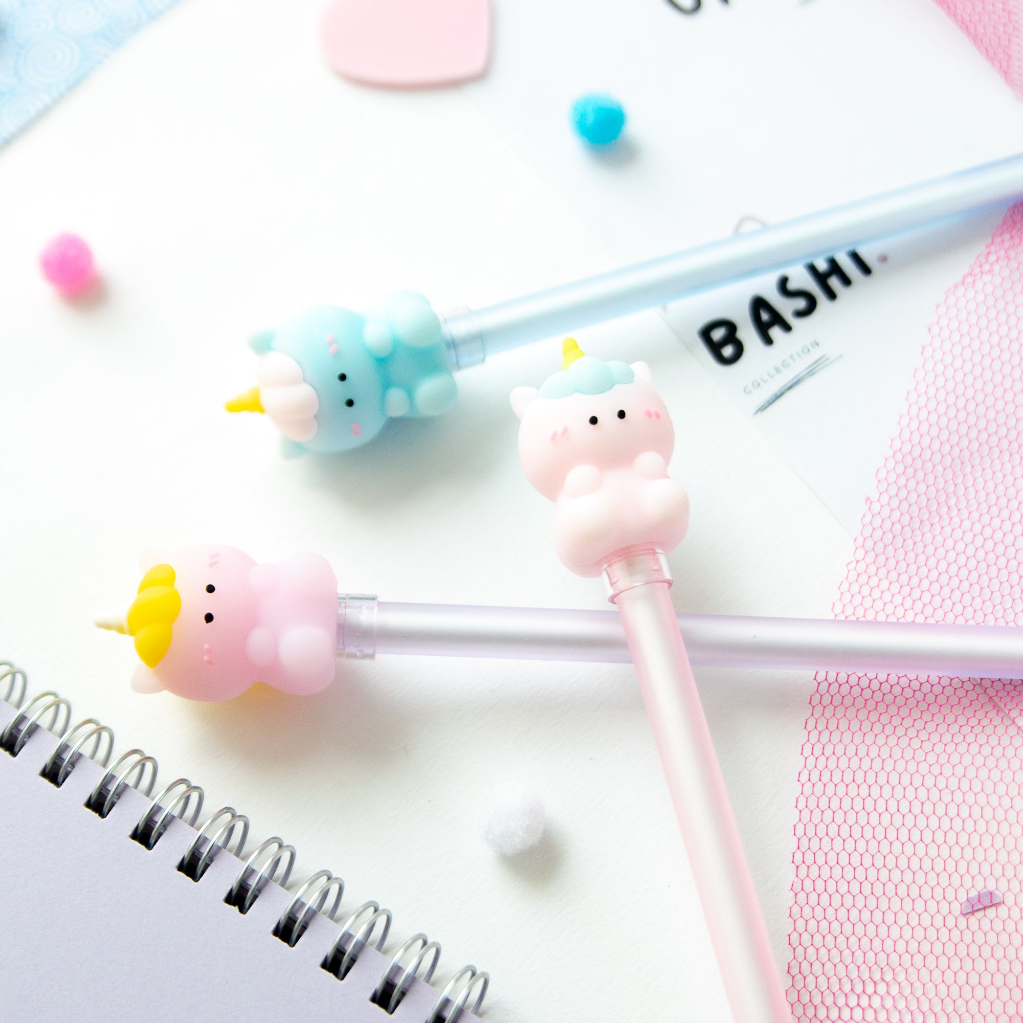 Stylo Gel Kawaii - Embout 3D Licorne