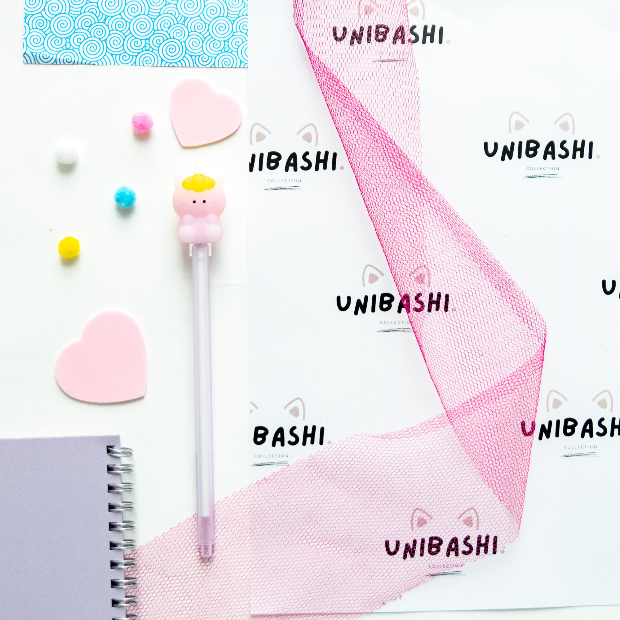 Stylo Gel Kawaii - Embout 3D Licorne