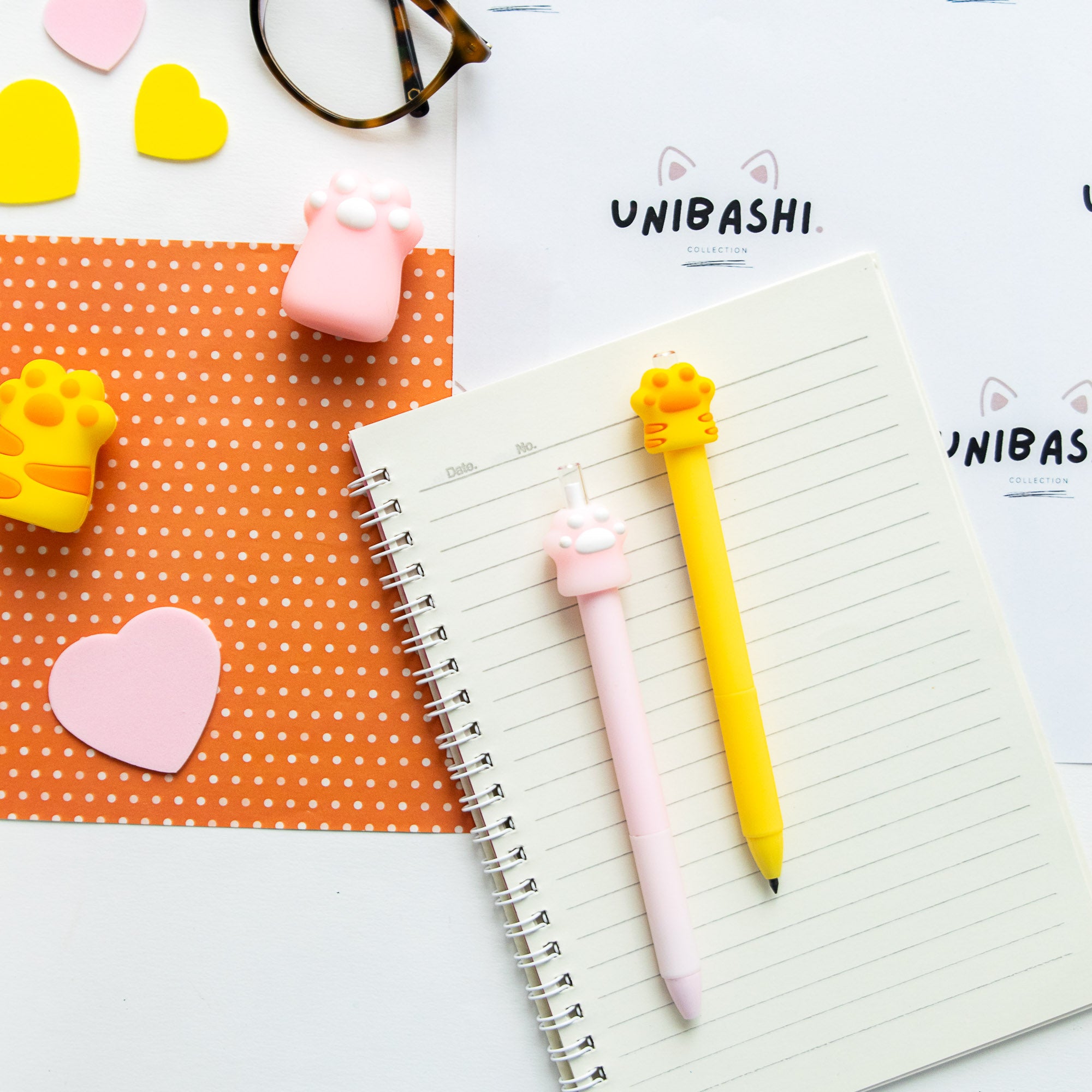 Crayon Kawaii Patte de Chat - Mine Eternelle