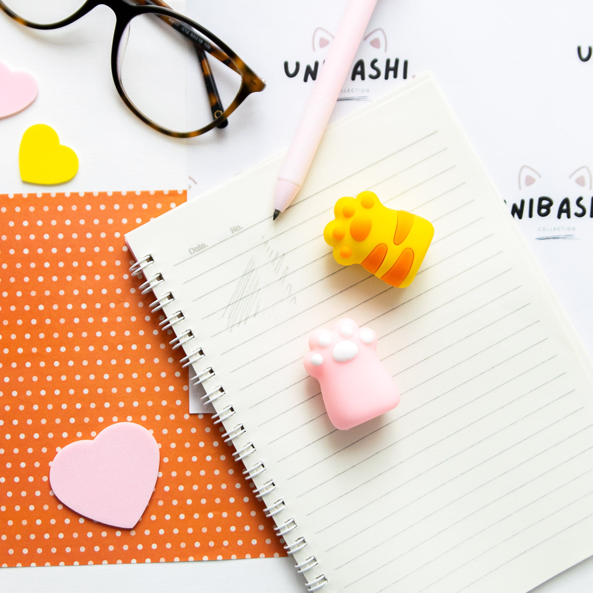 Gomme Kawaii Patte de Chat