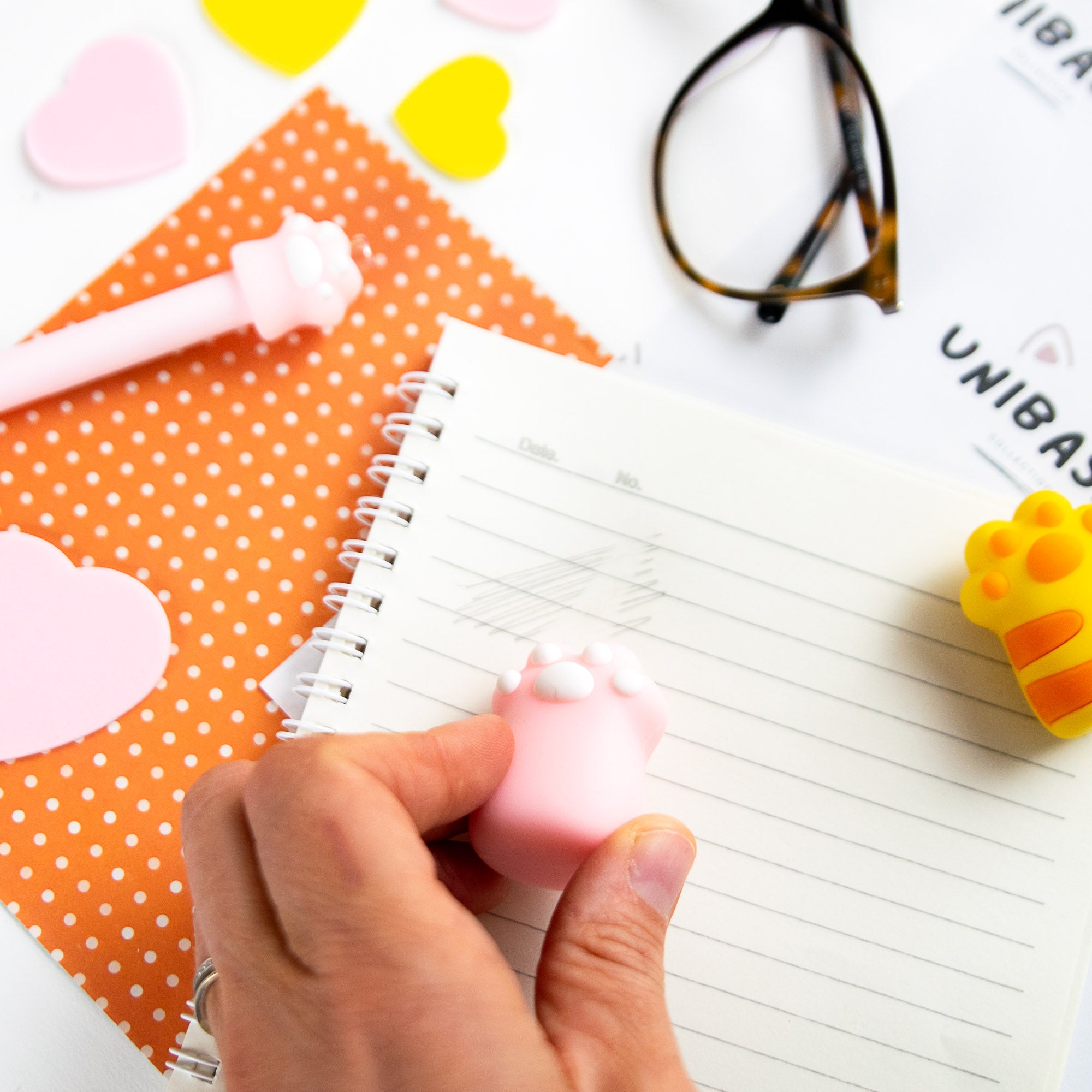 Gomme Kawaii Patte de Chat