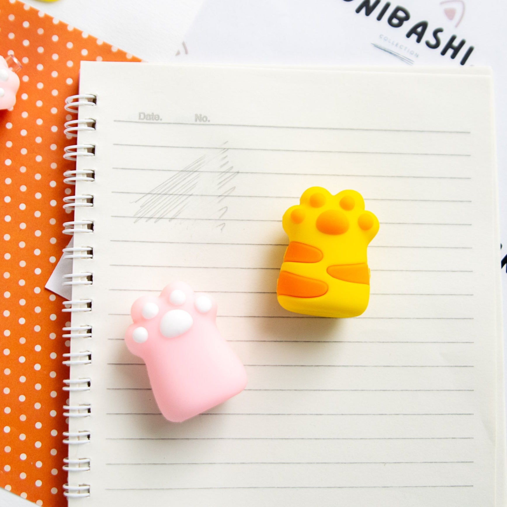 Gomme Kawaii Patte de Chat