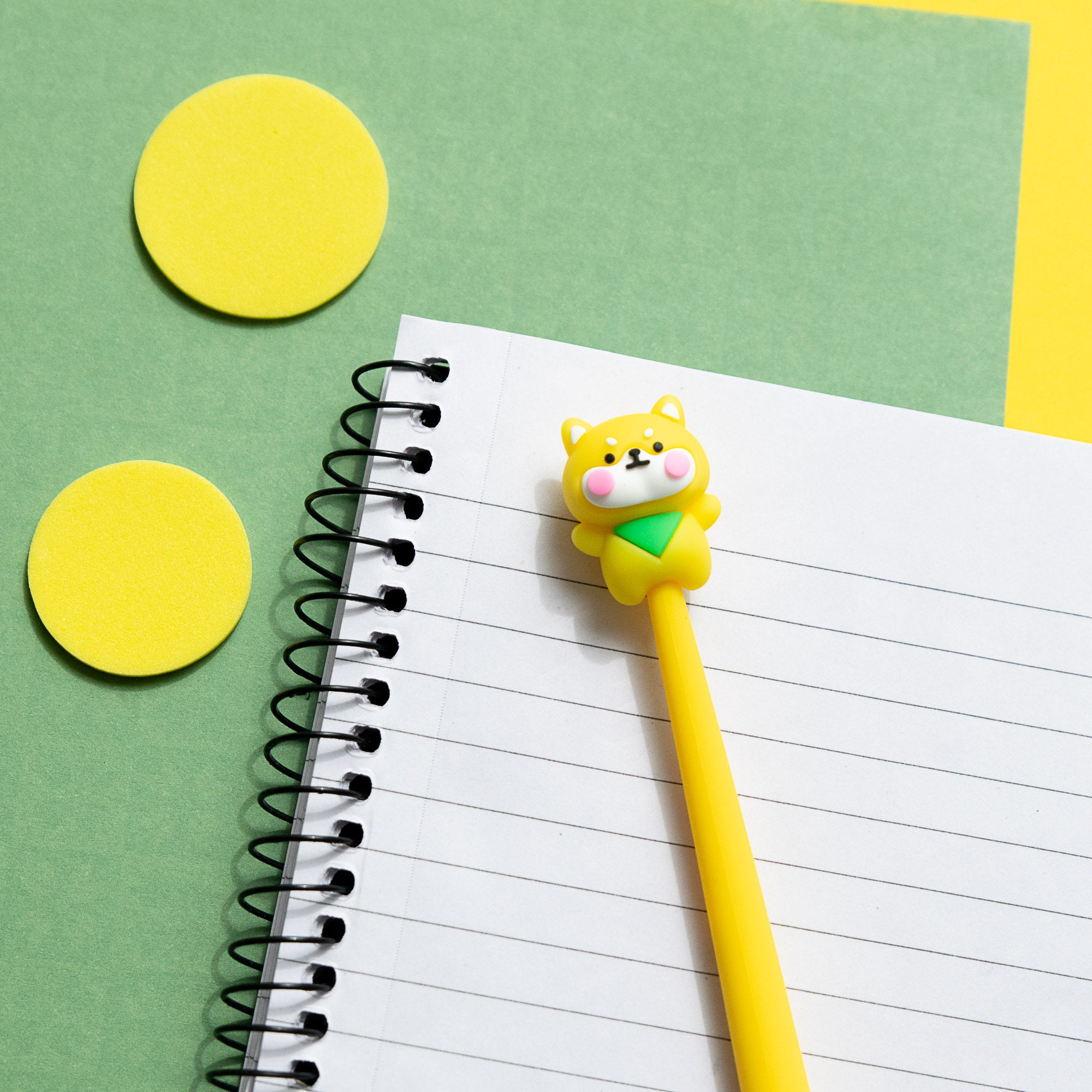 Stylo Souple à Secouer - Chien Kawaii