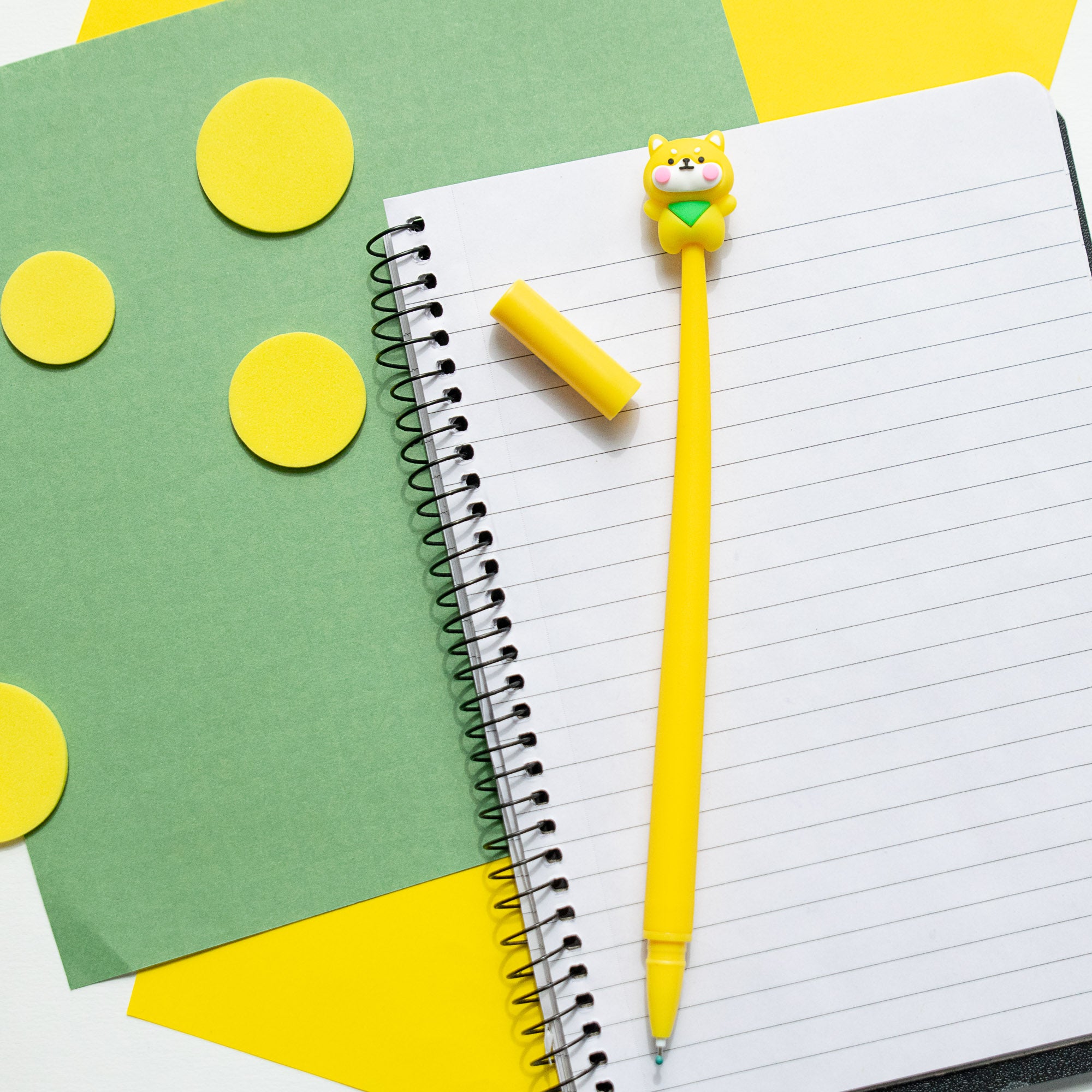 Stylo Souple à Secouer - Chien Kawaii