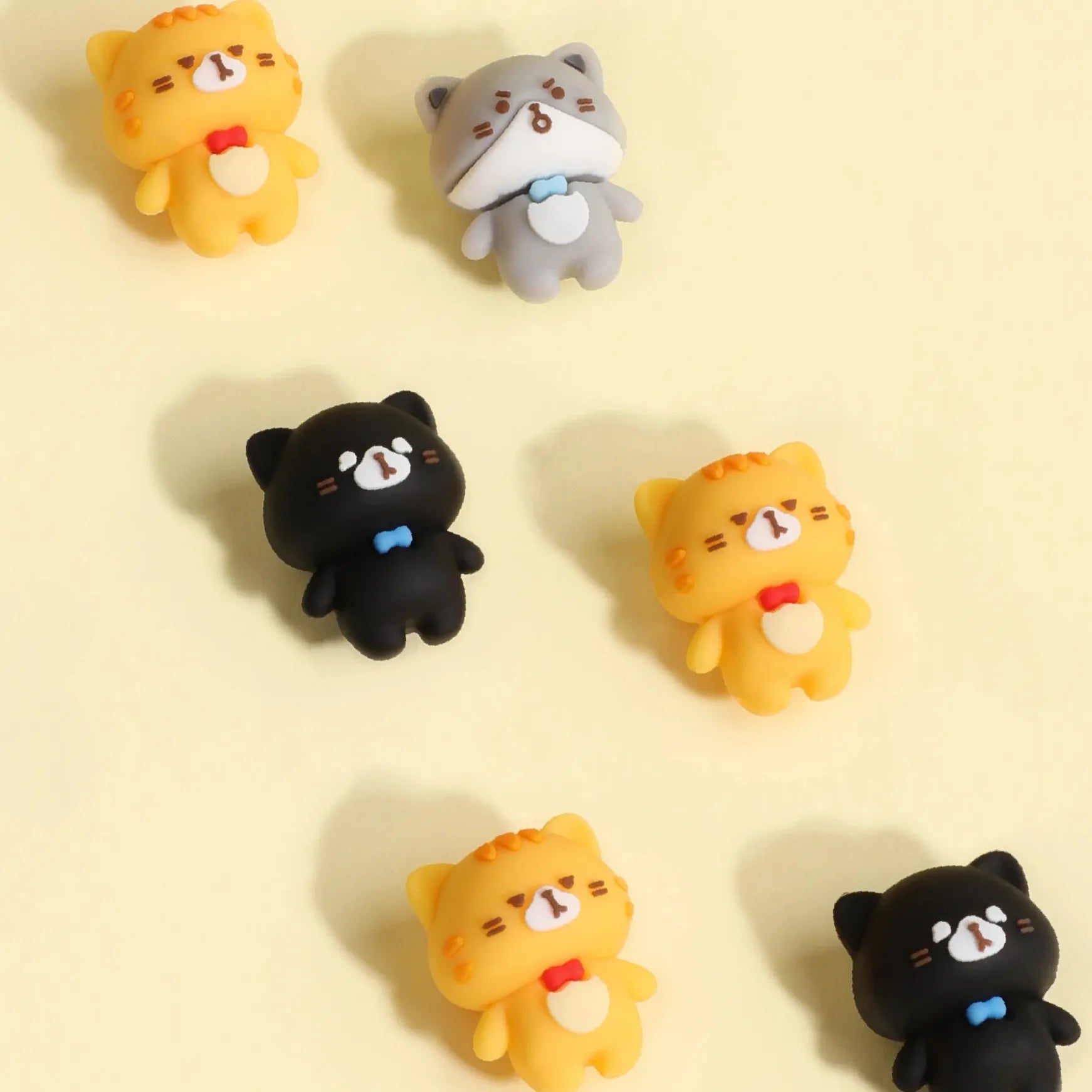 Mini Gomme Kawaii Chat (x3)