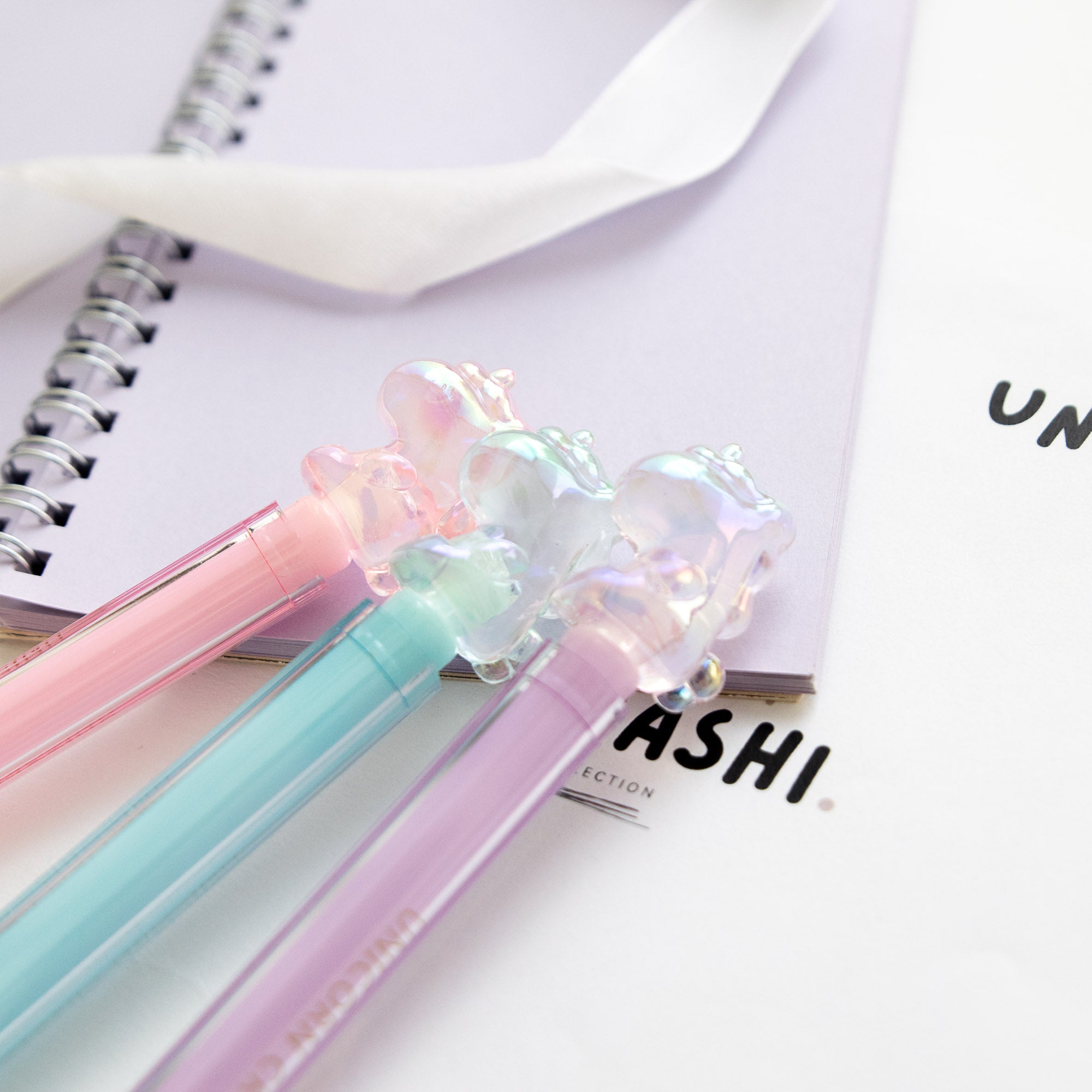Stylo Kawaii Cristal Glossy Tube - Licorne