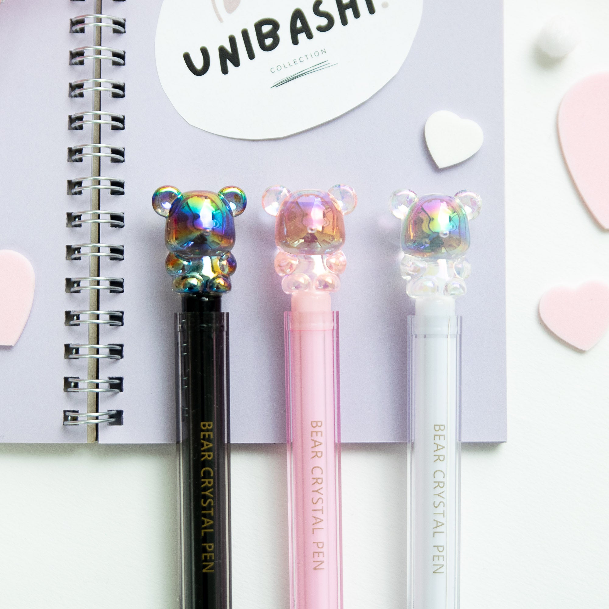 Stylo Kawaii Cristal Glossy Tube - Ourson