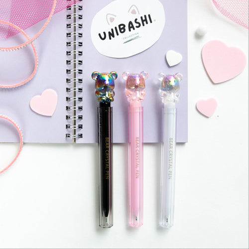 Stylo Kawaii Cristal Glossy Tube - Ourson