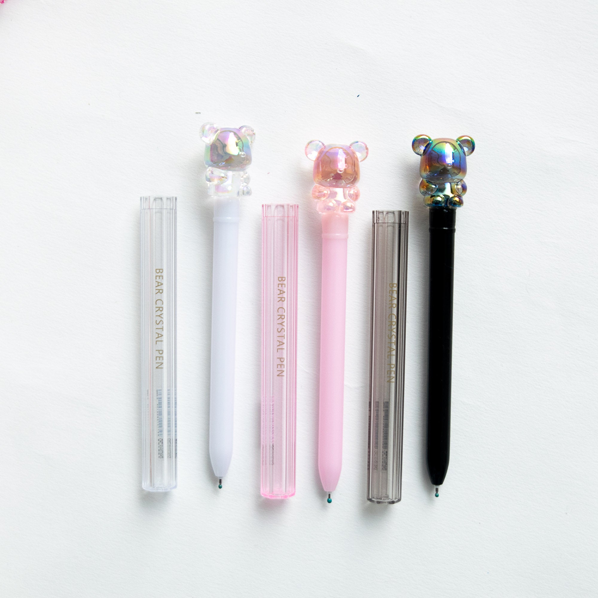 Stylo Kawaii Cristal Glossy Tube - Ourson