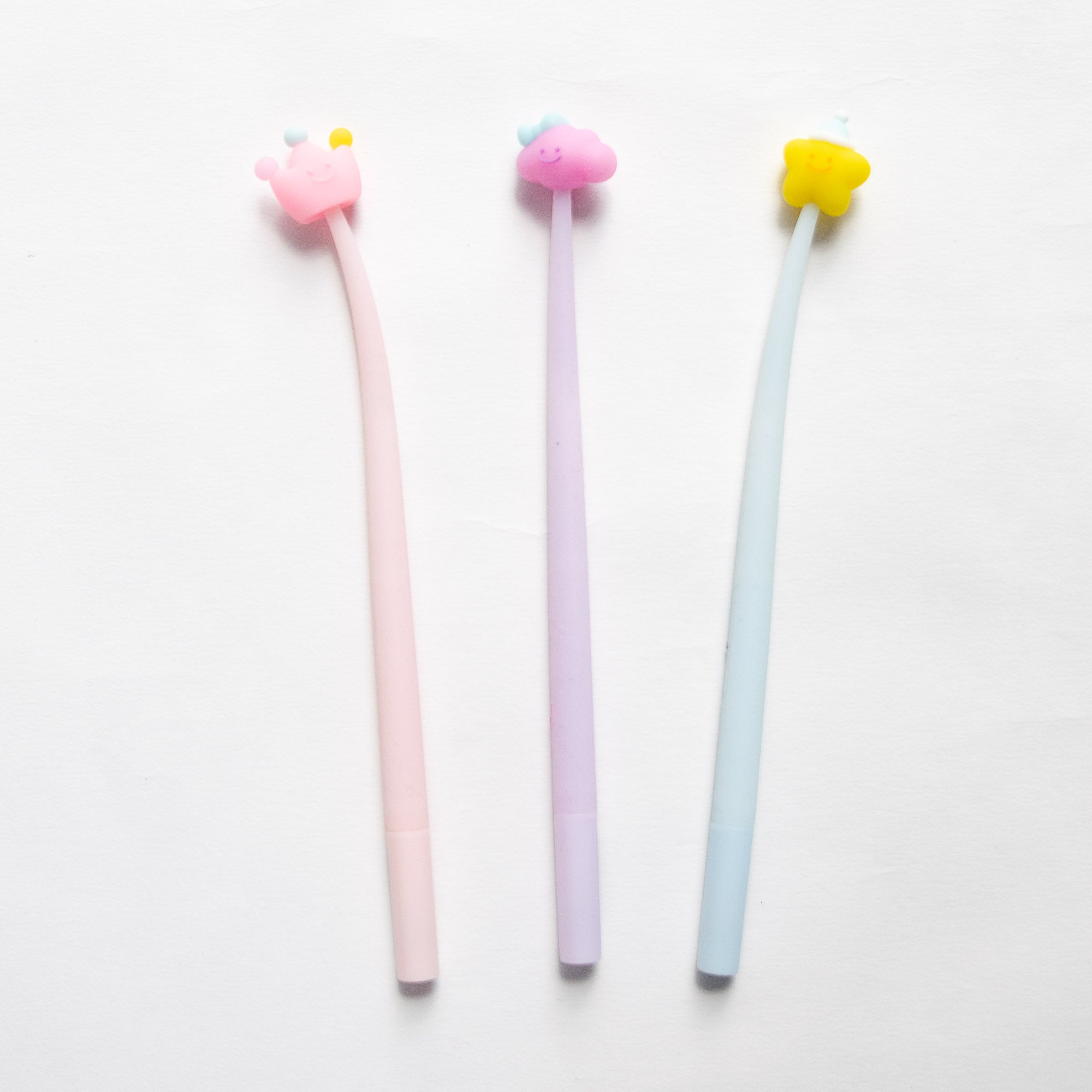 Stylo Souple à Secouer - Formes Enchantées Kawaii