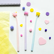 Stylo Souple à Secouer - Formes Enchantées Kawaii