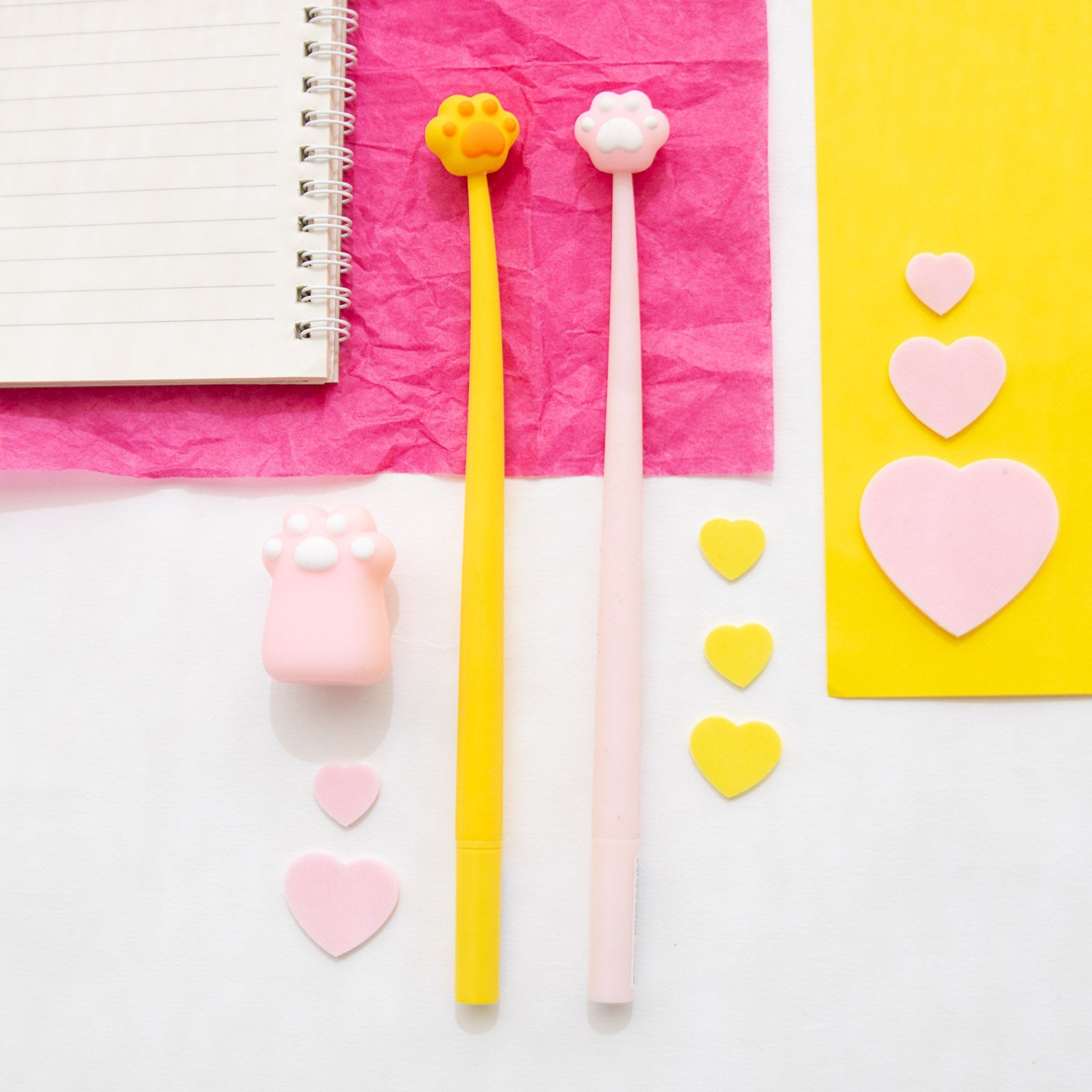 Stylo Souple à Secouer - Patte de Chat Kawaii