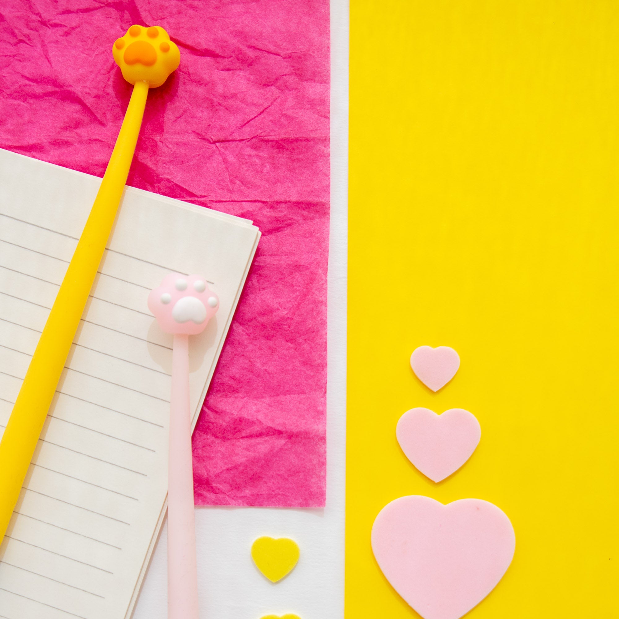 Stylo Souple à Secouer - Patte de Chat Kawaii