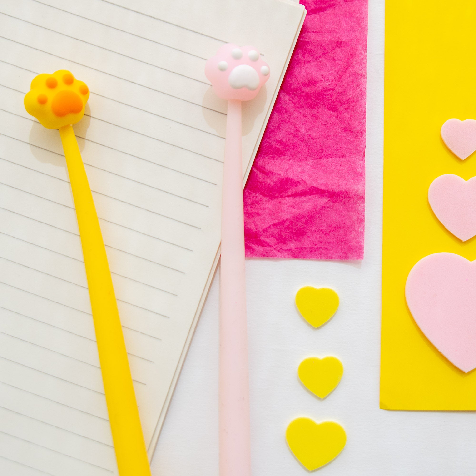 Stylo Souple à Secouer - Patte de Chat Kawaii